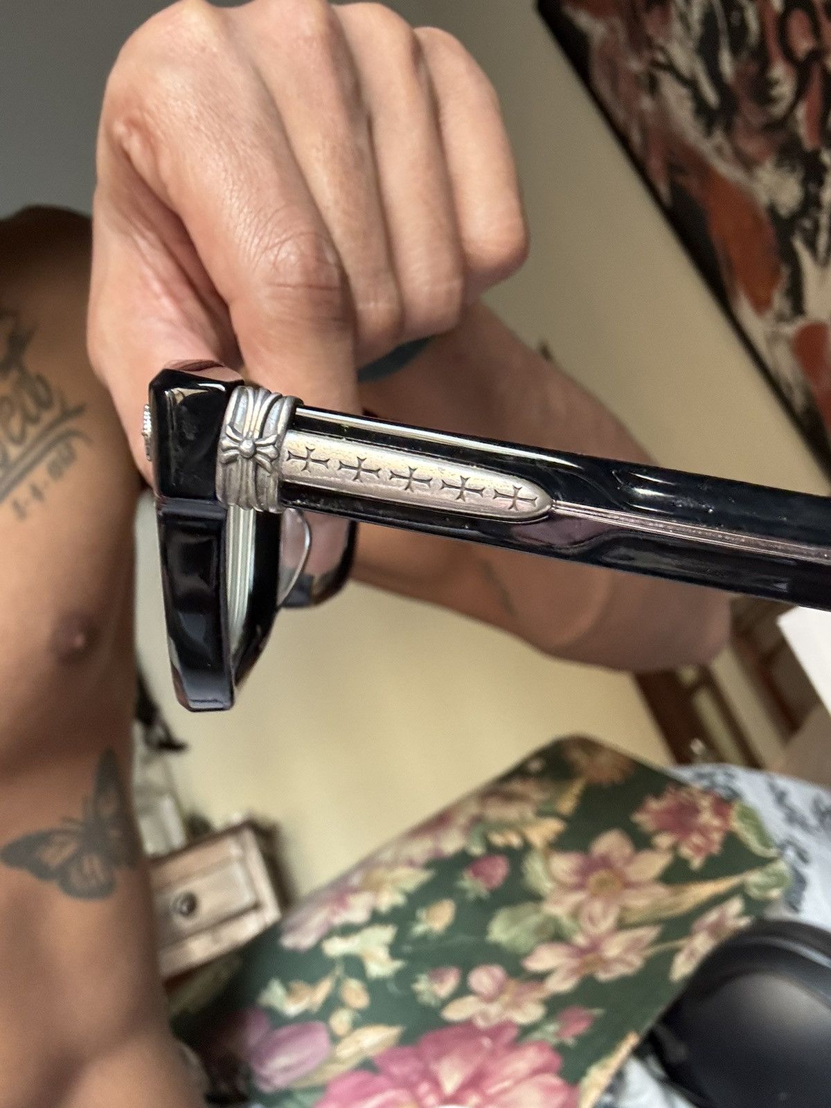 Chrome Hearts CHROME HEARTS PEN 15 GLASSES Size ONE SIZE - 6 Thumbnail