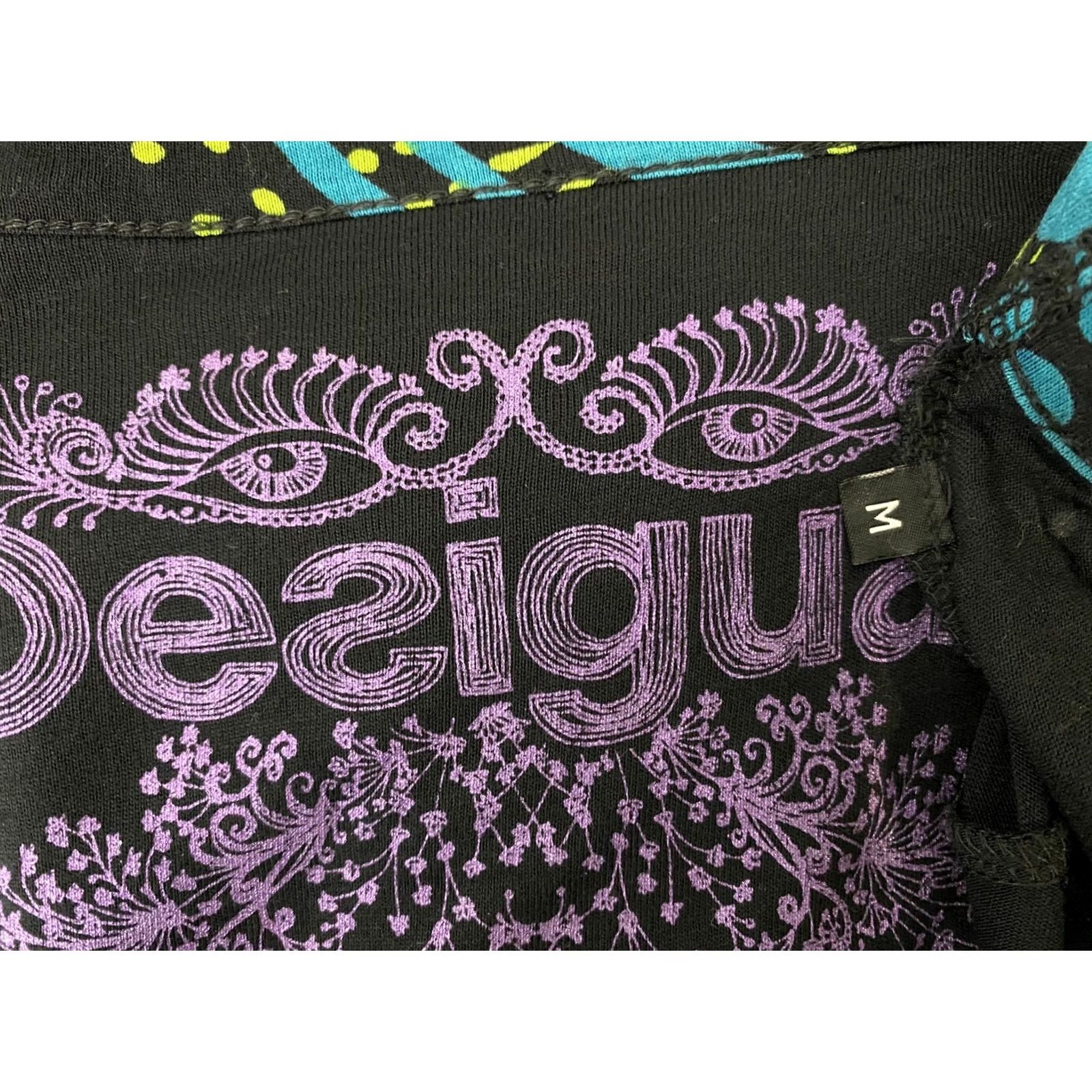Desigual Desigual Dress Womens Midi A-Line Multicoloured Size M Size M / US 6-8 / IT 42-44 - 5 Thumbnail