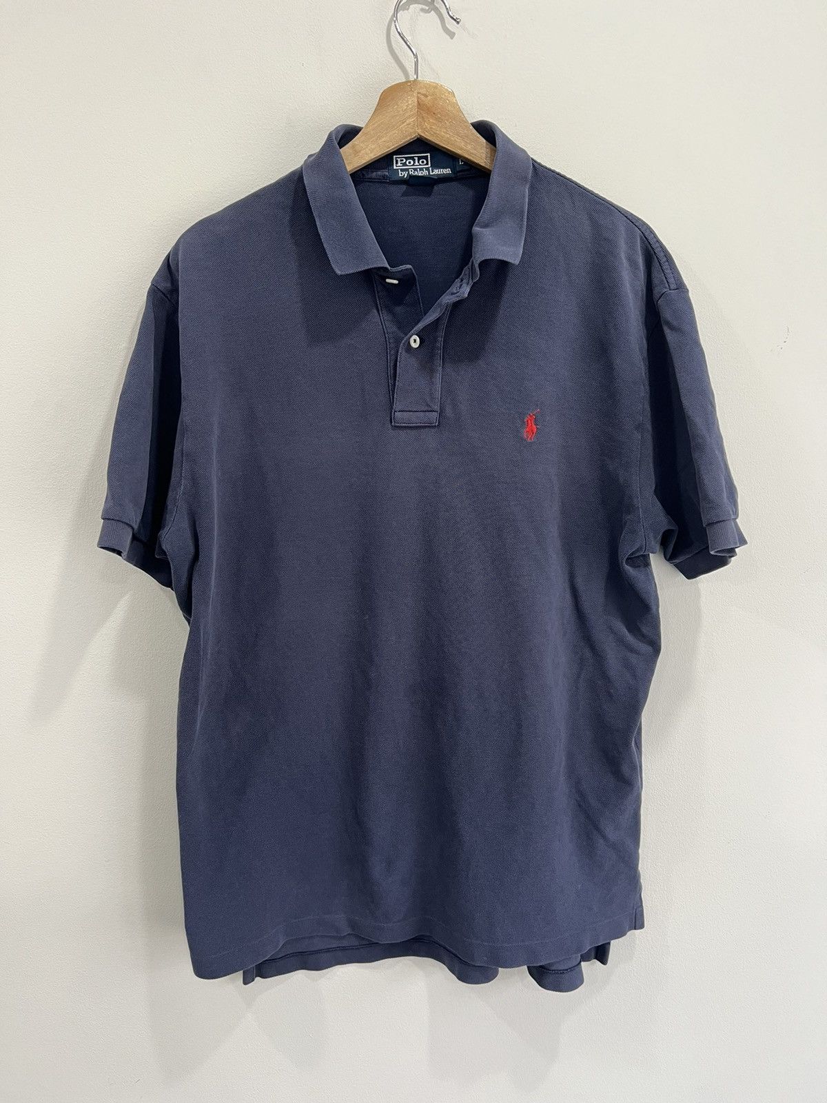 Polo Ralph Lauren Vintage Ralph Lauren Polo Shirt pony faded Size US L / EU 52-54 / 3 - 1 Thumbnail