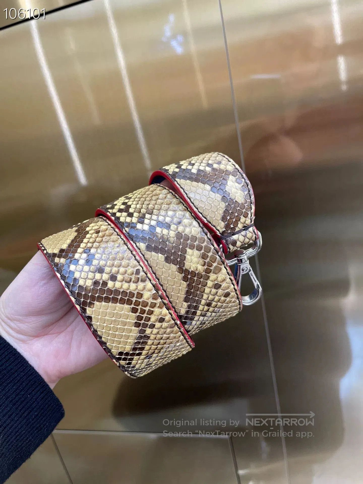 Fendi Fendi Limited Python Leather Shoulder Strap. Size ONE SIZE - 1 Thumbnail