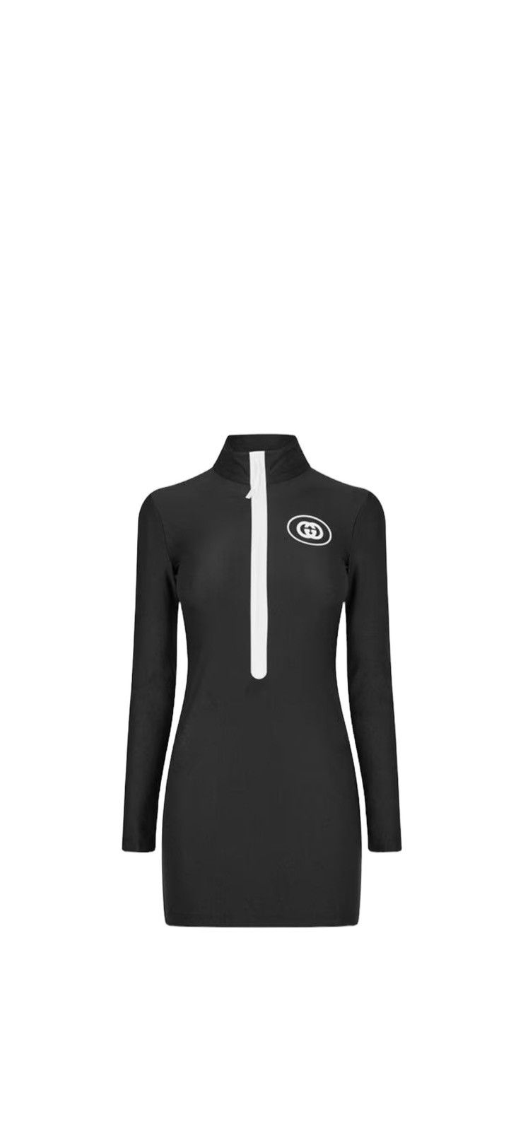 GUCCI GG JERSEY BALACLAVA DRESS