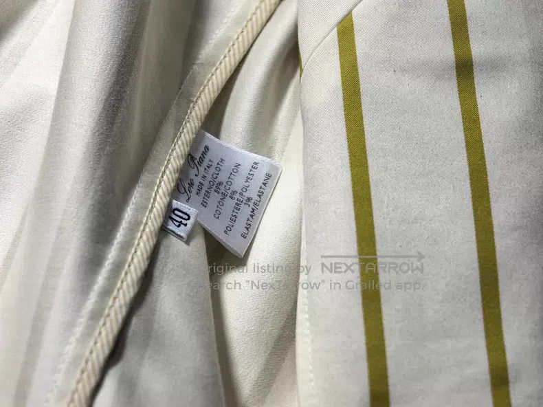 Loro Piana Loro Piana Autumn Olive Stripe Dress Size XS / US 0-2 / IT 36-38 - 7 Thumbnail