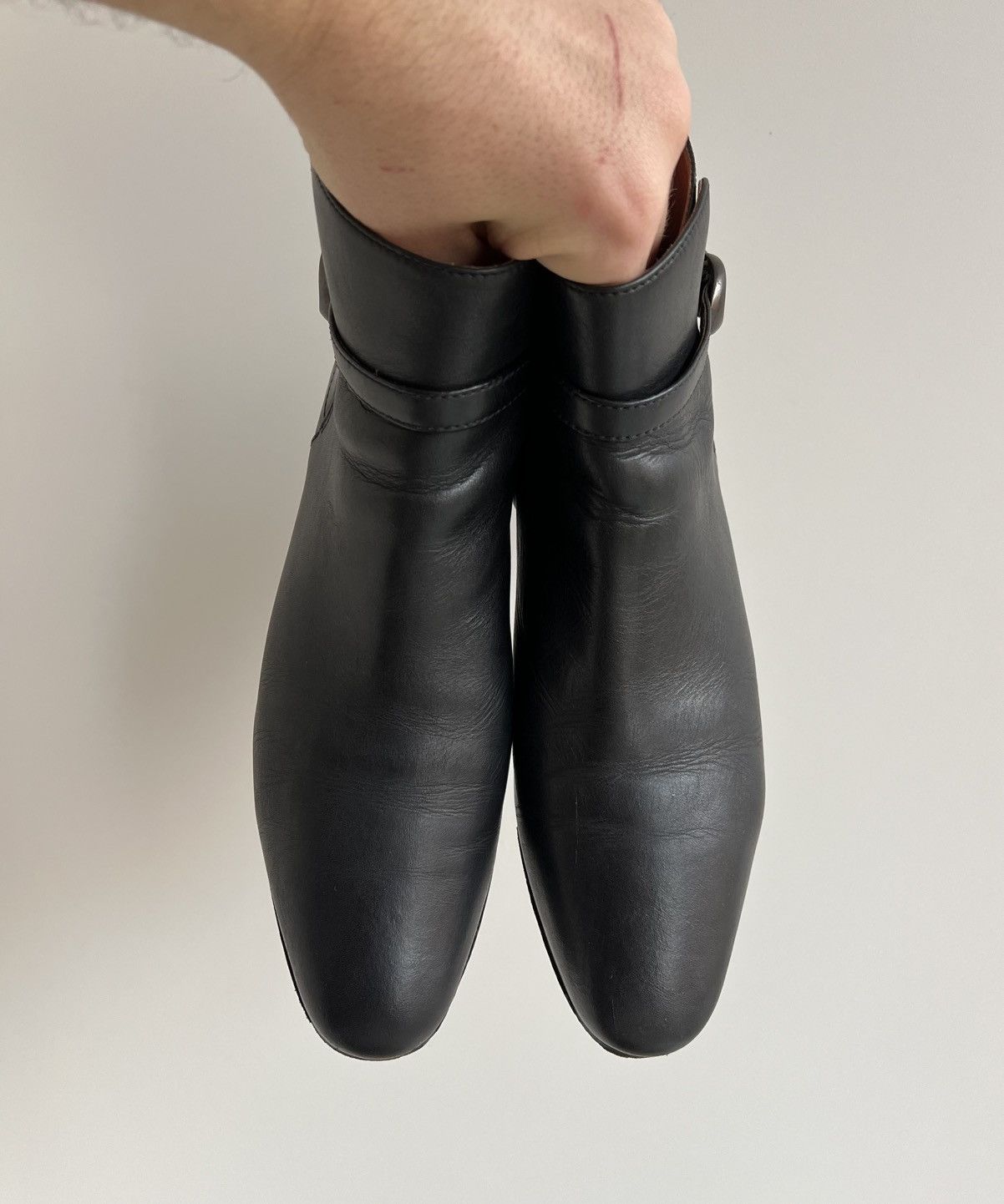 Coach × Designer Coach Ankle Black Leather Boots Shoes Size US 9.5 / IT 39.5 - 3 Thumbnail