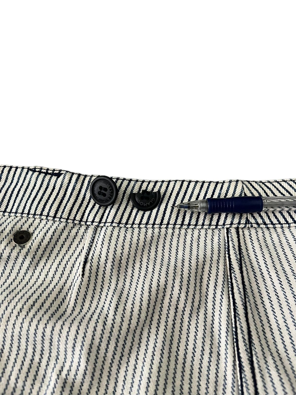 A Stripes Reconstructed Skirts by Hysteric Glamour