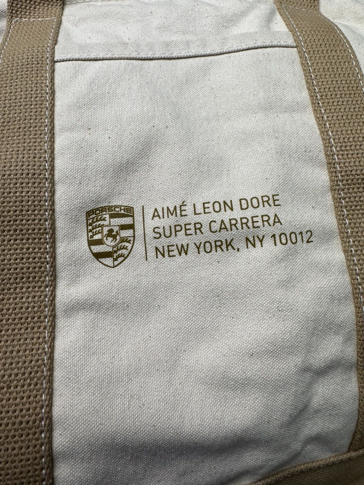 Aime Leon Dore Porsche 911SC grille badge tote Size ONE SIZE - 9 Thumbnail
