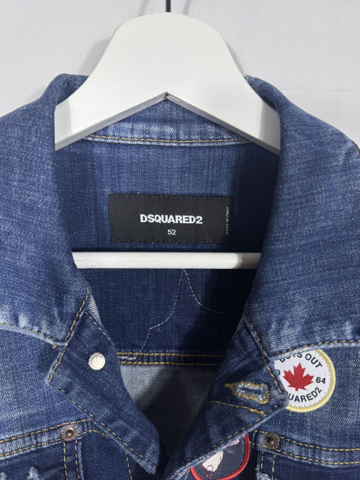 Dsquared2 Dsquared2 denim jacket with patches Size US L / EU 52-54 / 3 - 5 Thumbnail