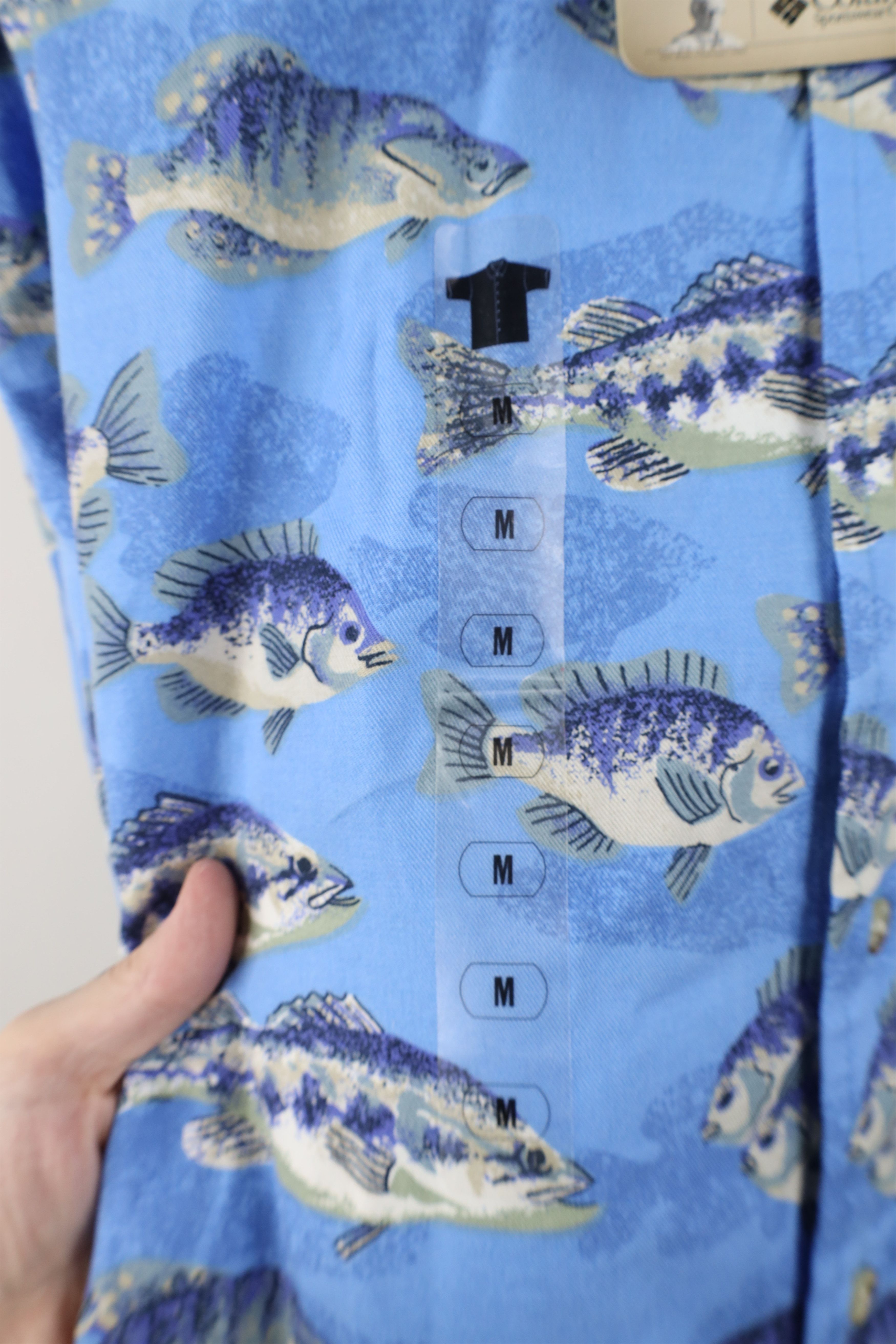 Columbia Deadstock Vintage 90s Columbia All Over Print Button Shirt Size US M / EU 48-50 / 2 - 6 Thumbnail