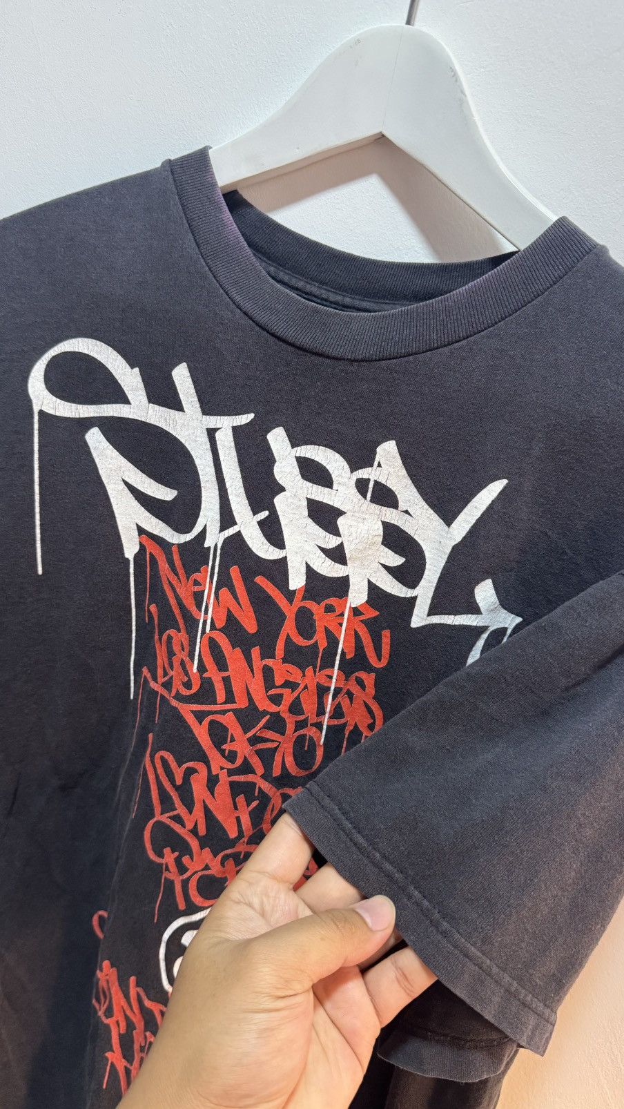 Stussy Vintage Stussy Grey PVC Tour Size US XL / EU 56 / 4 - 7 Thumbnail