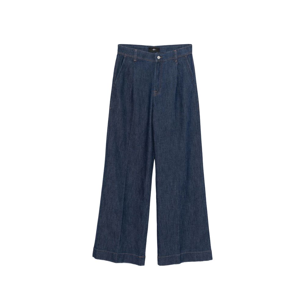 7 For All Mankind 7 For All Mankind BLUE Denim - Wide-Leg Jeans Size 25" / US 0 / IT 36 - 1 Thumbnail