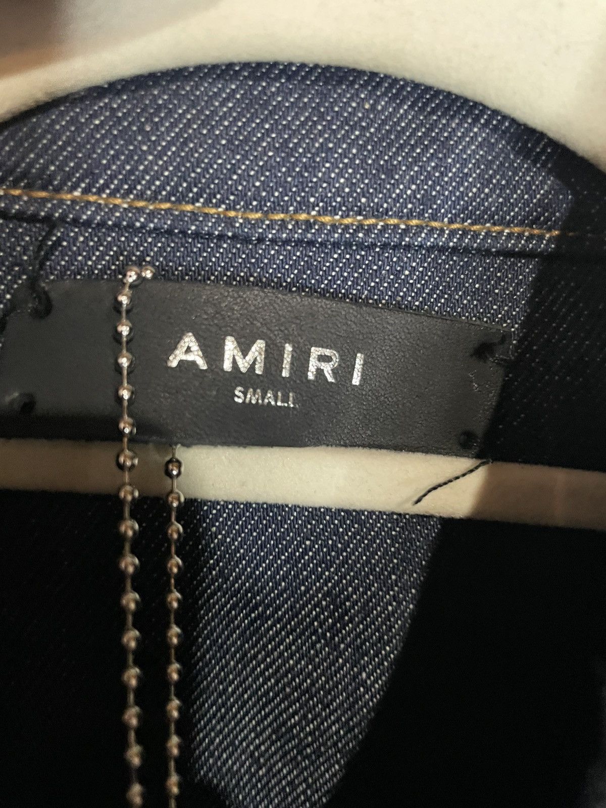 Amiri Amiri Oversized Navy Denim Workwear Jacket Baggy Button-Up Size US L / EU 52-54 / 3 - 5 Thumbnail