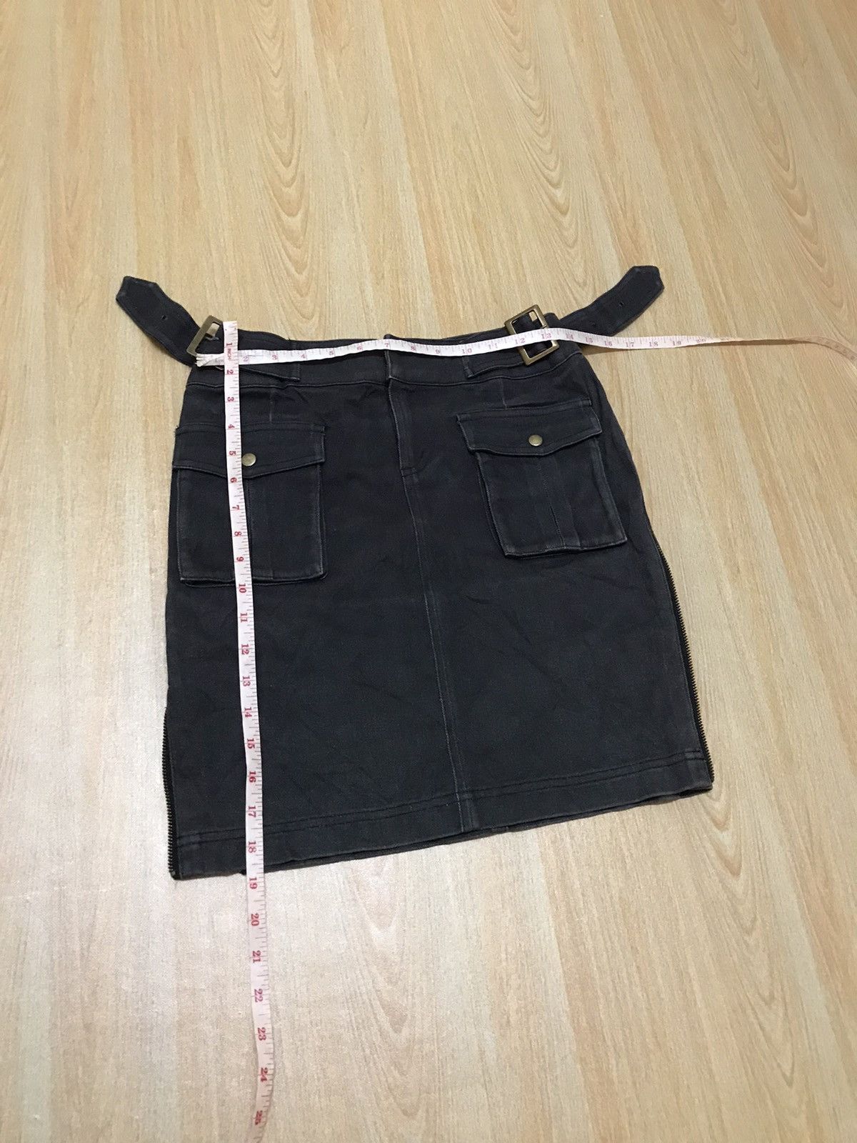 Japanese Brand Vintage Kirke Japanese Brand Denim Mini Skirts Made In Japan Size 28" / US 6 / IT 42 - 11 Thumbnail