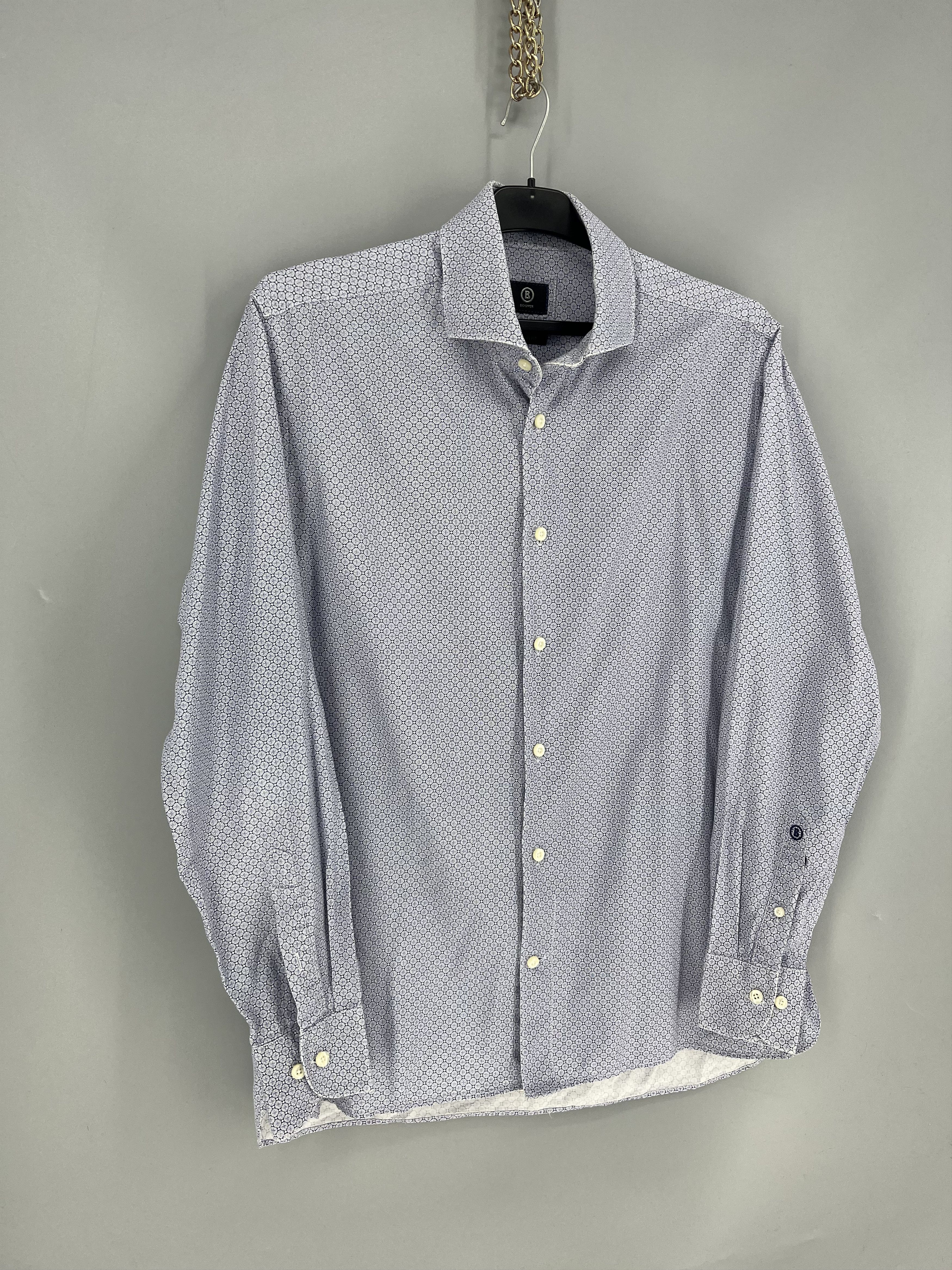 Bogner Bogner Checked Button-Up Shirt Blue Men’s L Size US L / EU 52-54 / 3 - 2 Thumbnail