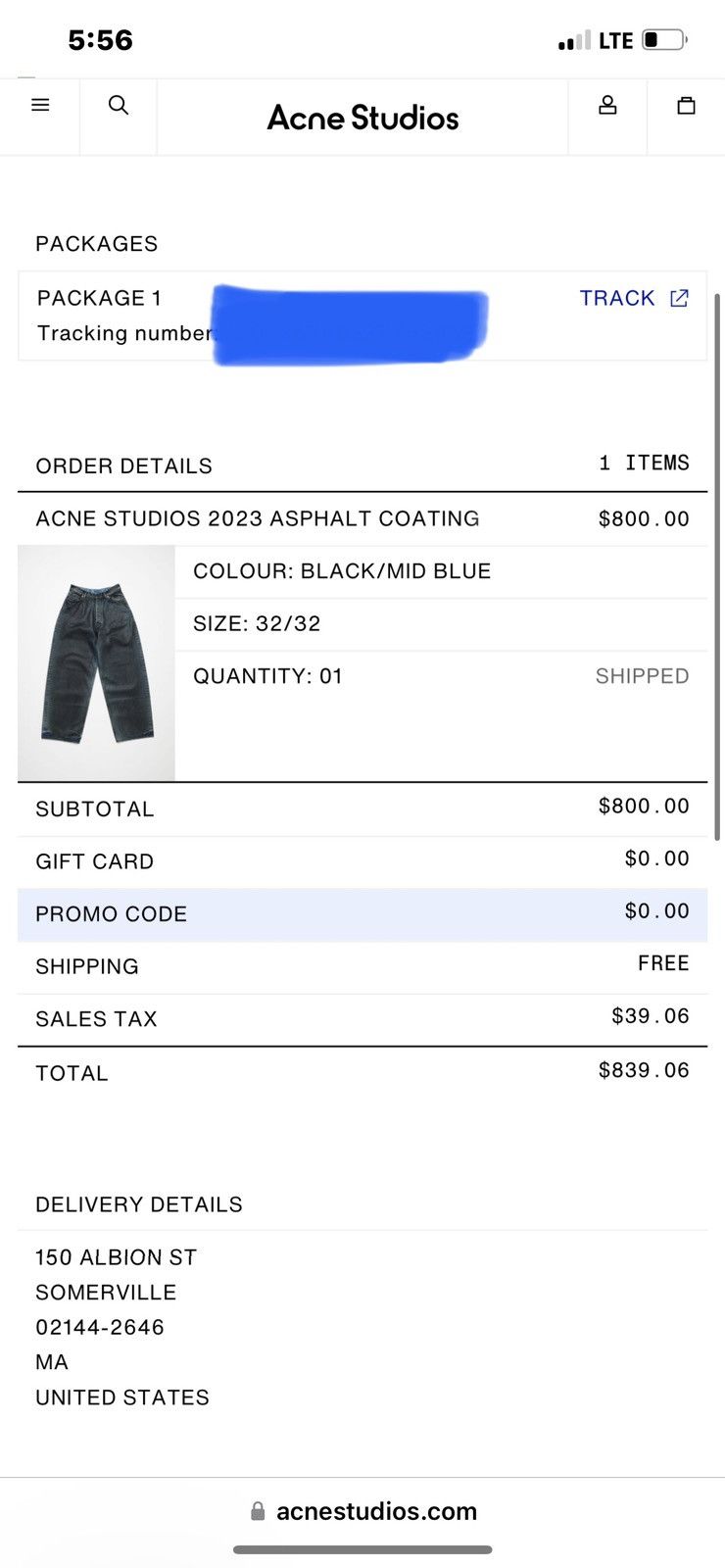 Acne Studios × Designer Acne Studios Super Baggy Fit 2023 Size US 34 / EU 50 - 9 Thumbnail