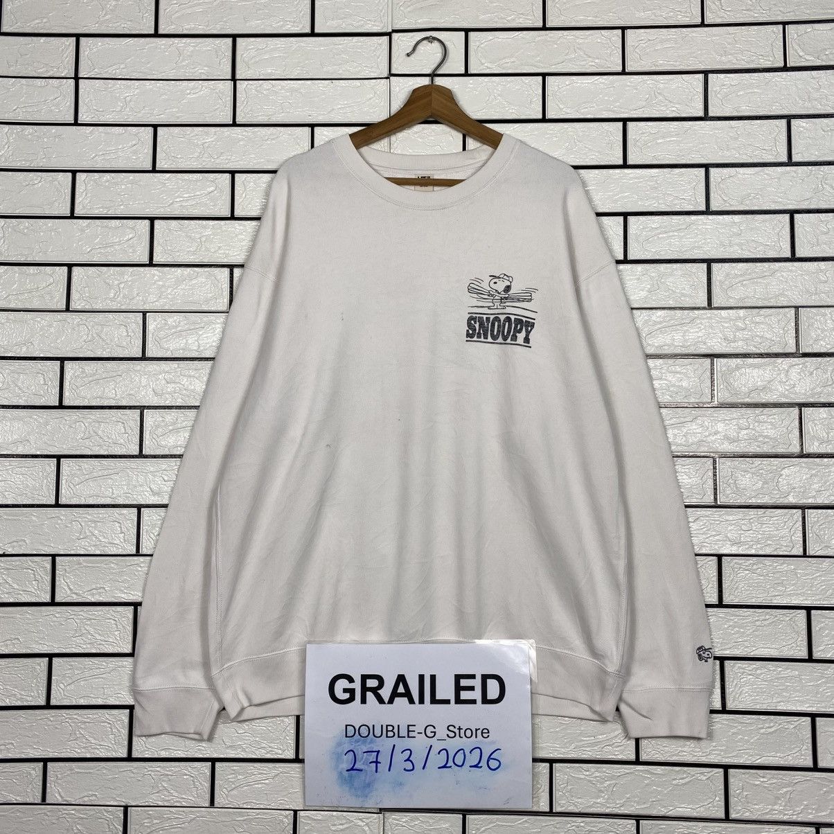 Japanese Brand Vintage Sweatshirt Snoopy Peanuts Big Logo Size US XL / EU 56 / 4 - 1 Thumbnail