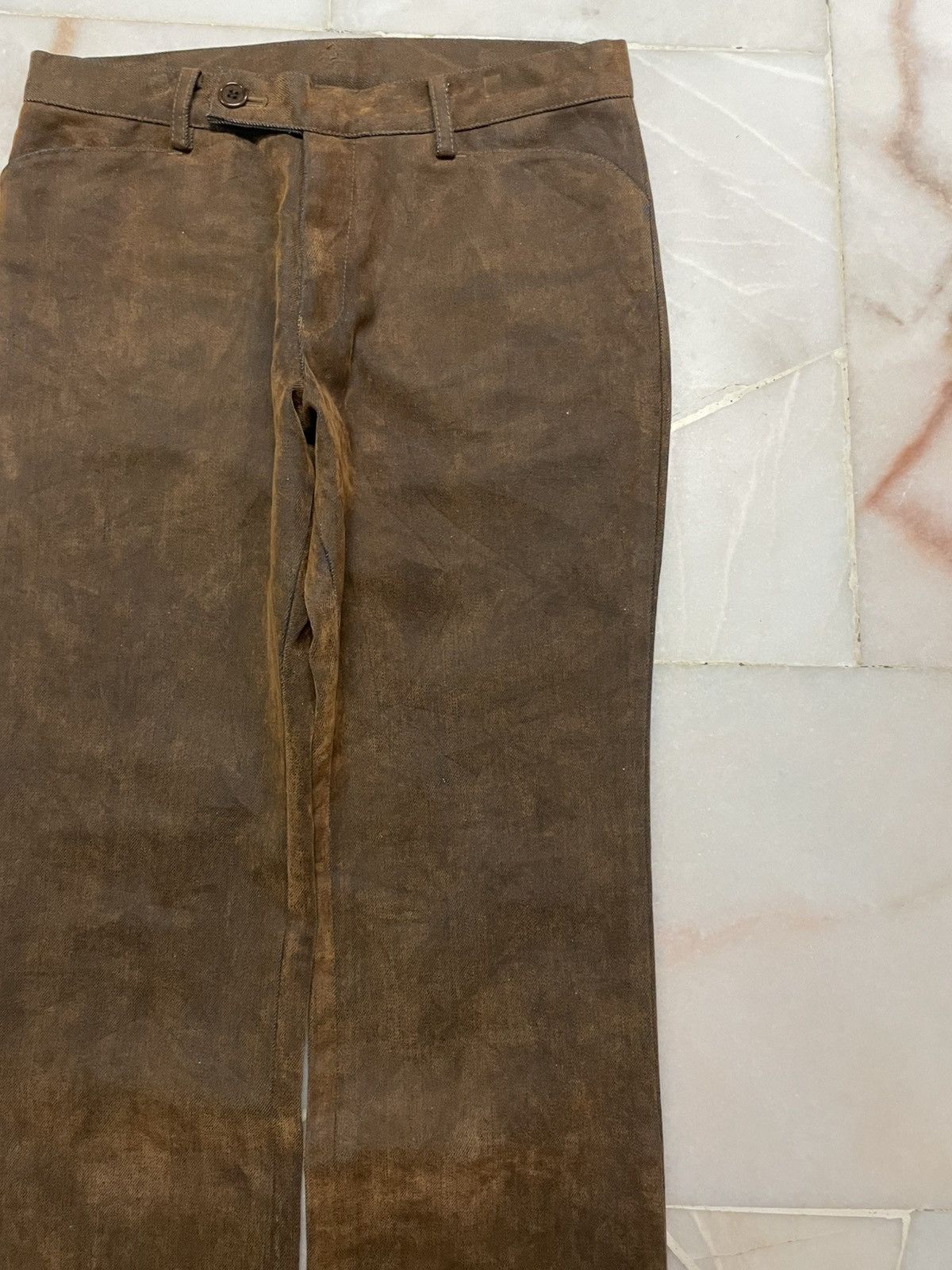 Vintage Flare💥90s Adam Et Rope Workwear Vintage Fades Rare Pants Size US 29 - 5 Thumbnail