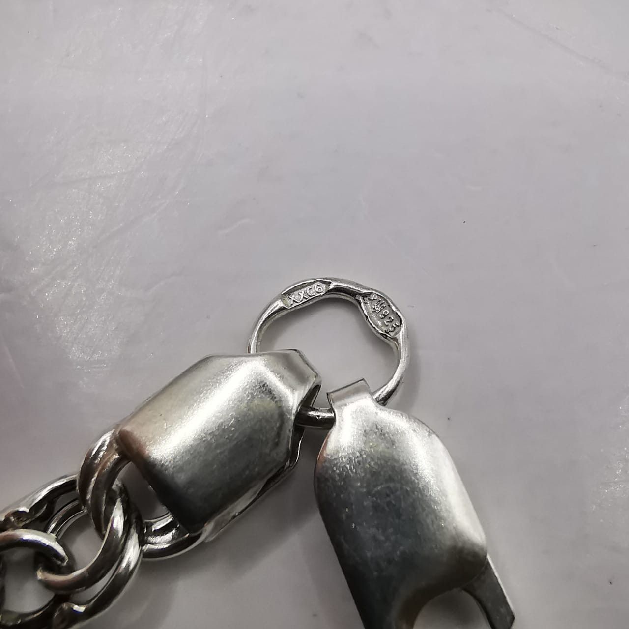 Sterling Silver Vintage Chain Necklece,925 Sterling Silver,Signed , 19,82g Size ONE SIZE - 7 Thumbnail