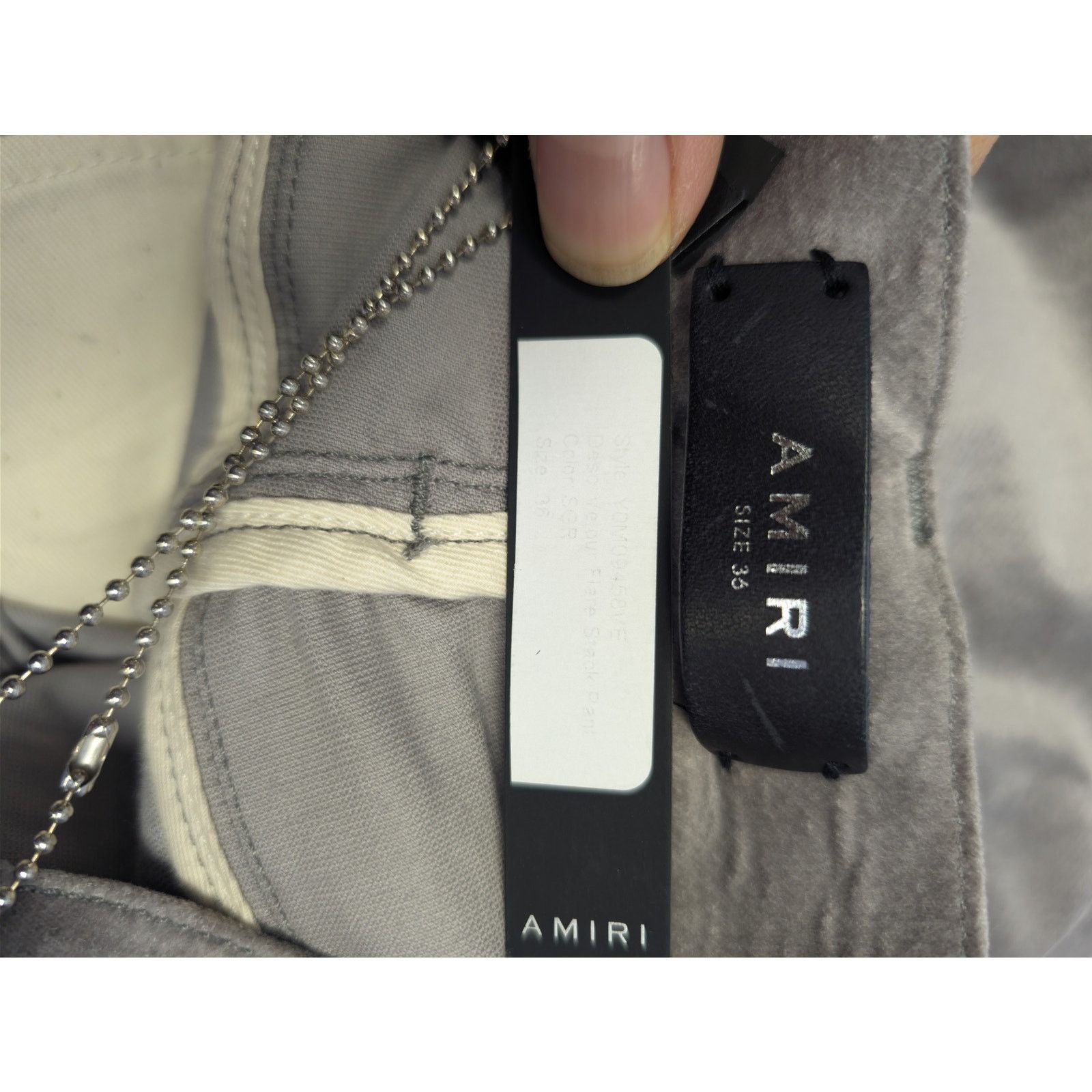 Amiri o1rshd1 Relaxed-Fit Corduroy Pants in Grey Size US 36 / EU 52 - 19 Thumbnail
