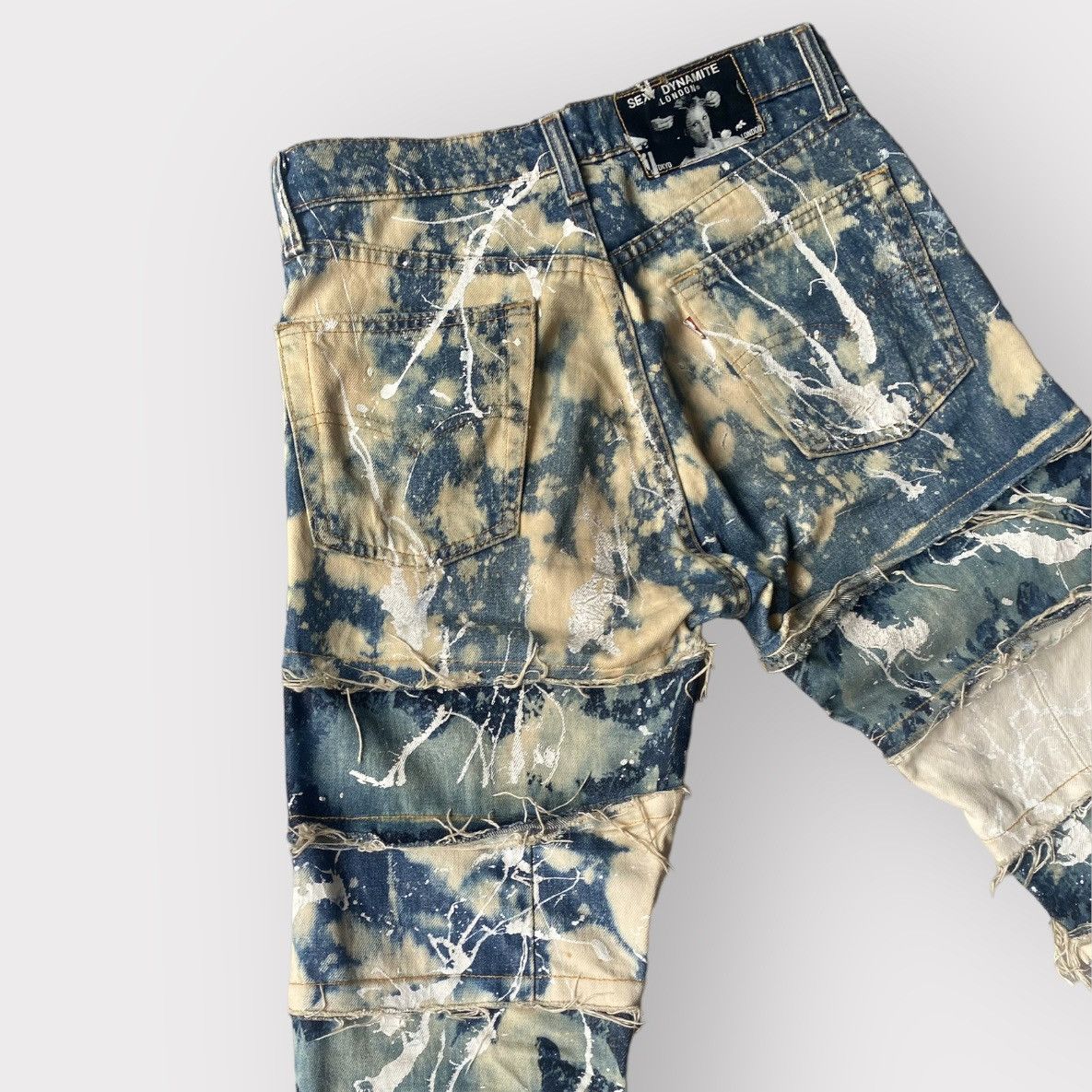 Japanese Brand Vintage 90’s Sexy Dynamite London Custom Jeans Size US 30 / EU 46 - 7 Thumbnail
