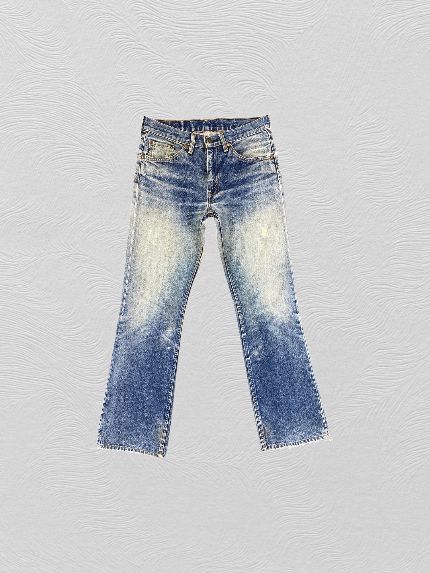 Levi's Faded Blue Vintage Levis 517 Flare Jeans 30x30 - JN3217 Size US 30 / EU 46 - 1 Thumbnail