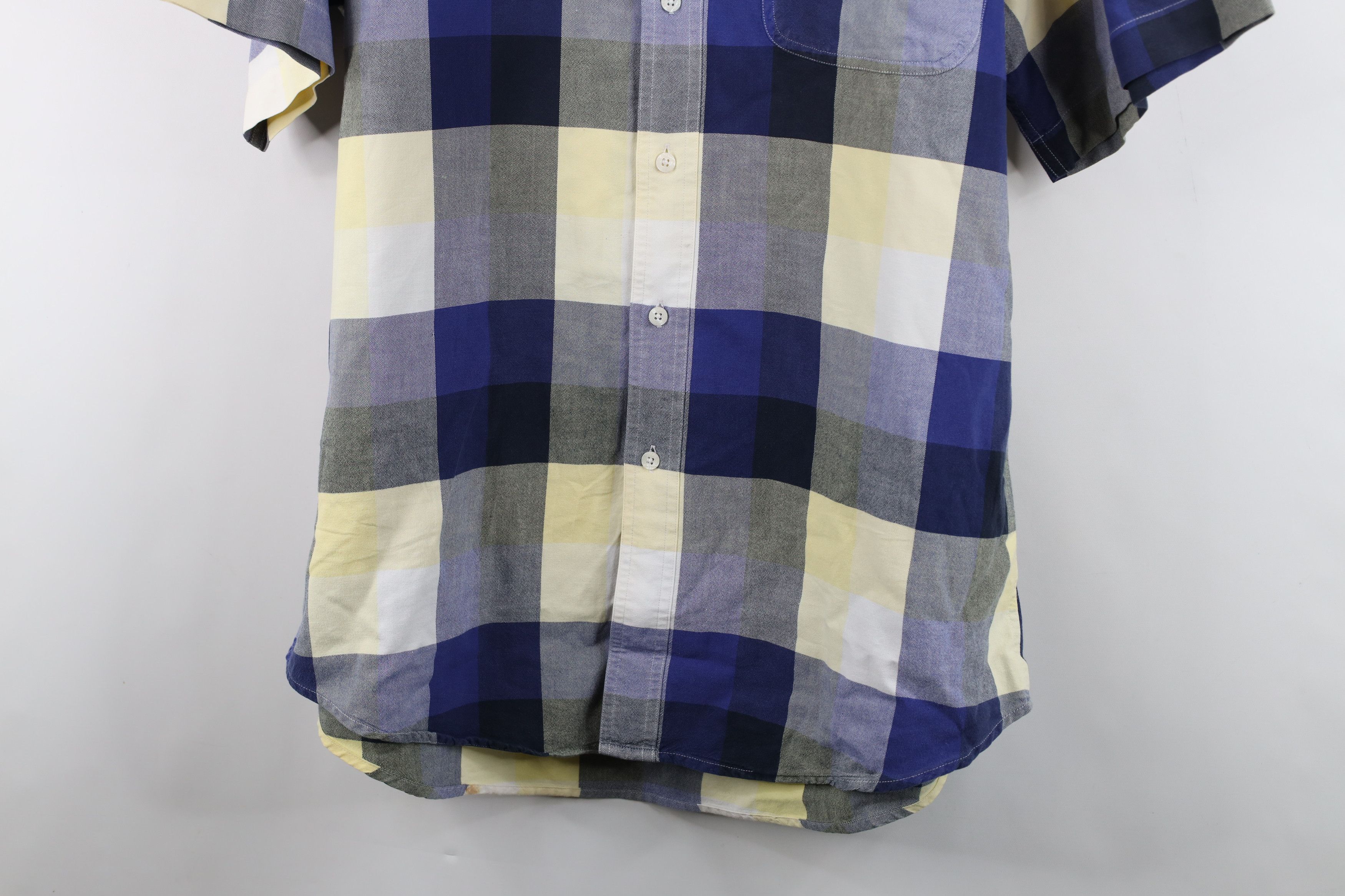 Ralph Lauren Vintage 90s Chaps Ralph Lauren Monogram Button Down Shirt Size US L / EU 52-54 / 3 - 3 Thumbnail