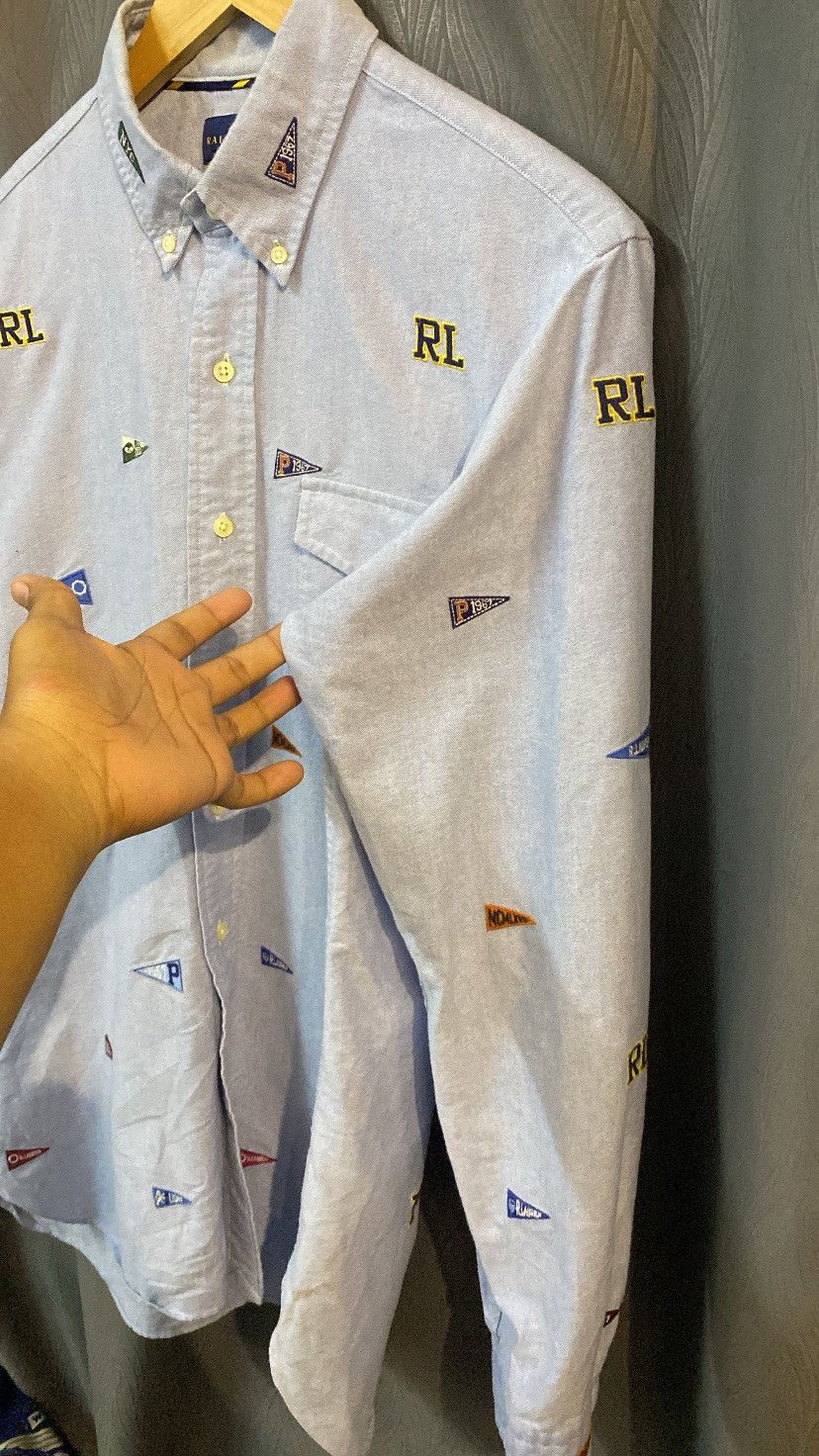 Polo Ralph Lauren × Vintage (RARE)POLO RALPH LAUREN BULLDOG OVP SHIRT MEDIUM Size US M / EU 48-50 / 2 - 3 Thumbnail