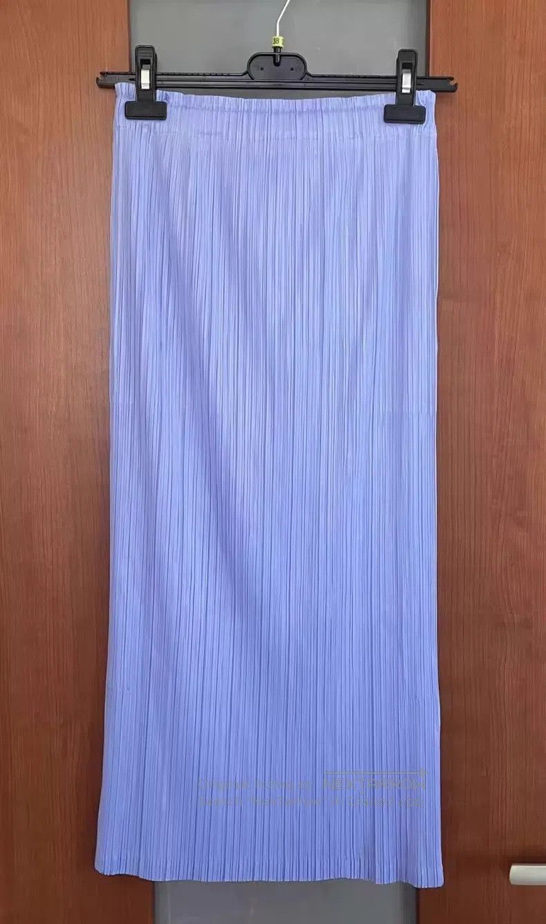 Other Issey Miyake size:3 Blue-purple skirt Size 31" - 2 Thumbnail