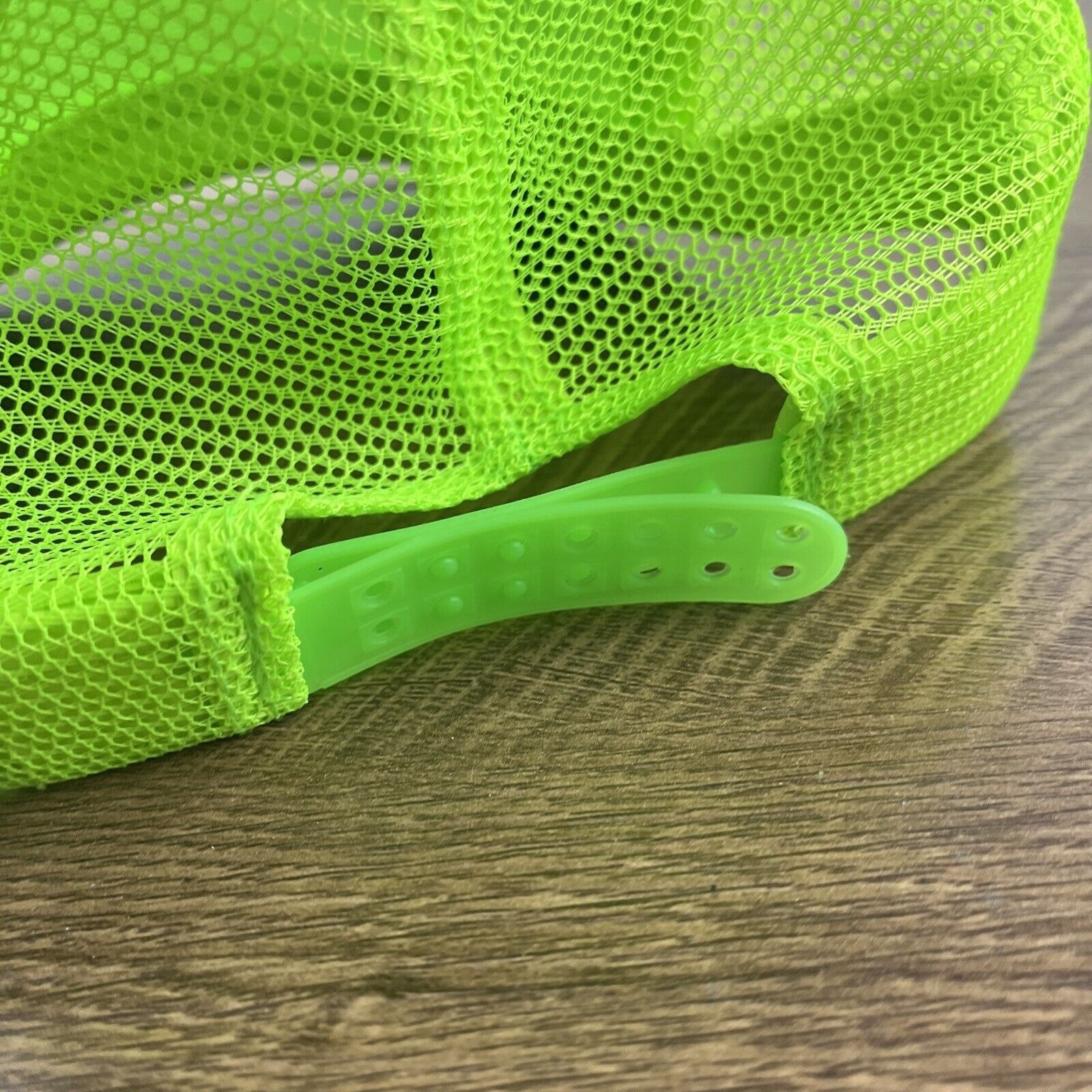 Other Neon Green Hat Adjustable Adult Size Hat Green Cap Size ONE SIZE - 8 Thumbnail