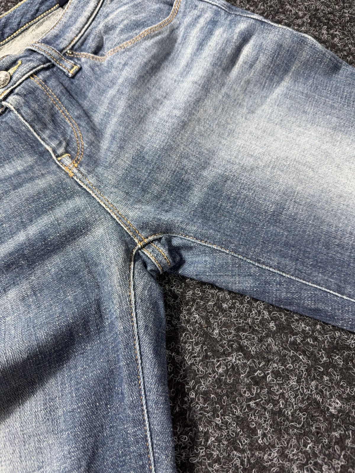 Giorgio Armani Luxury 00s Armani Jeans Slim Tapered Denim Pants Rock Y2K Size 27" / US 4 / IT 40 - 7 Thumbnail
