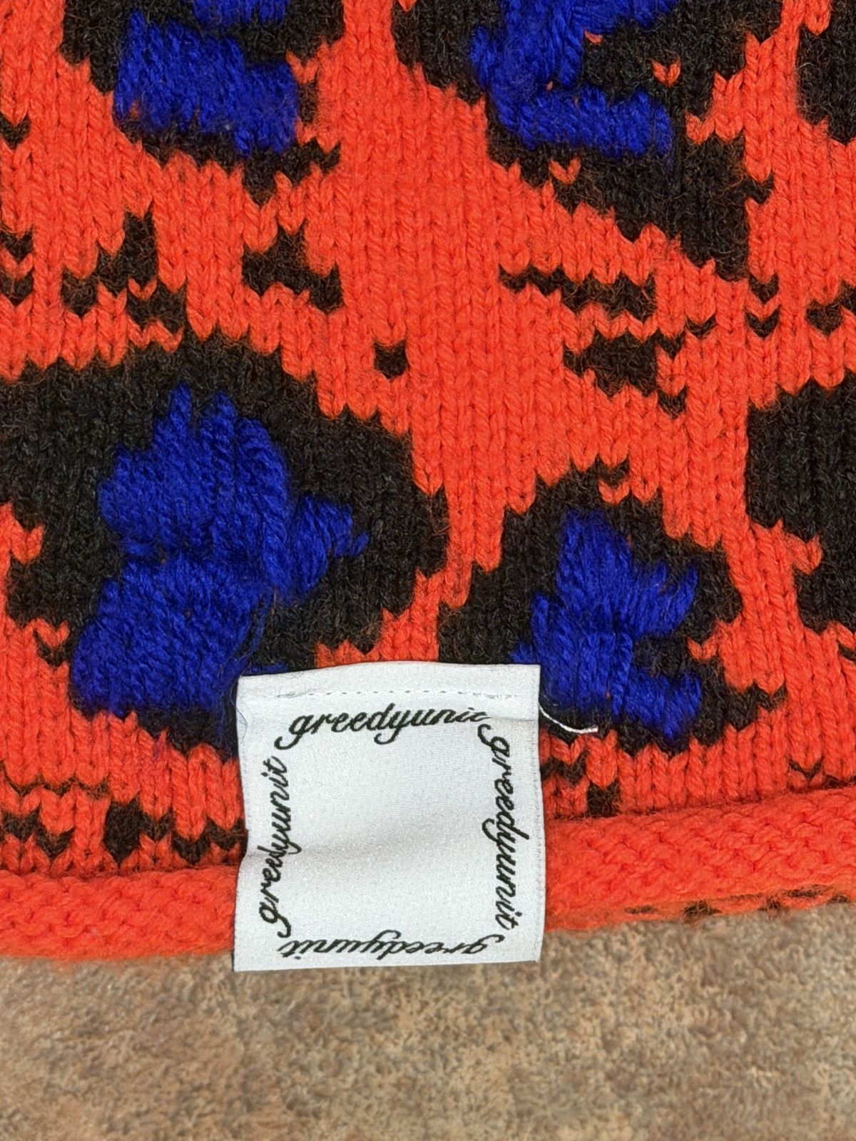 Greedy Unit condone x greedy unit knit beanie Size ONE SIZE - 3 Thumbnail