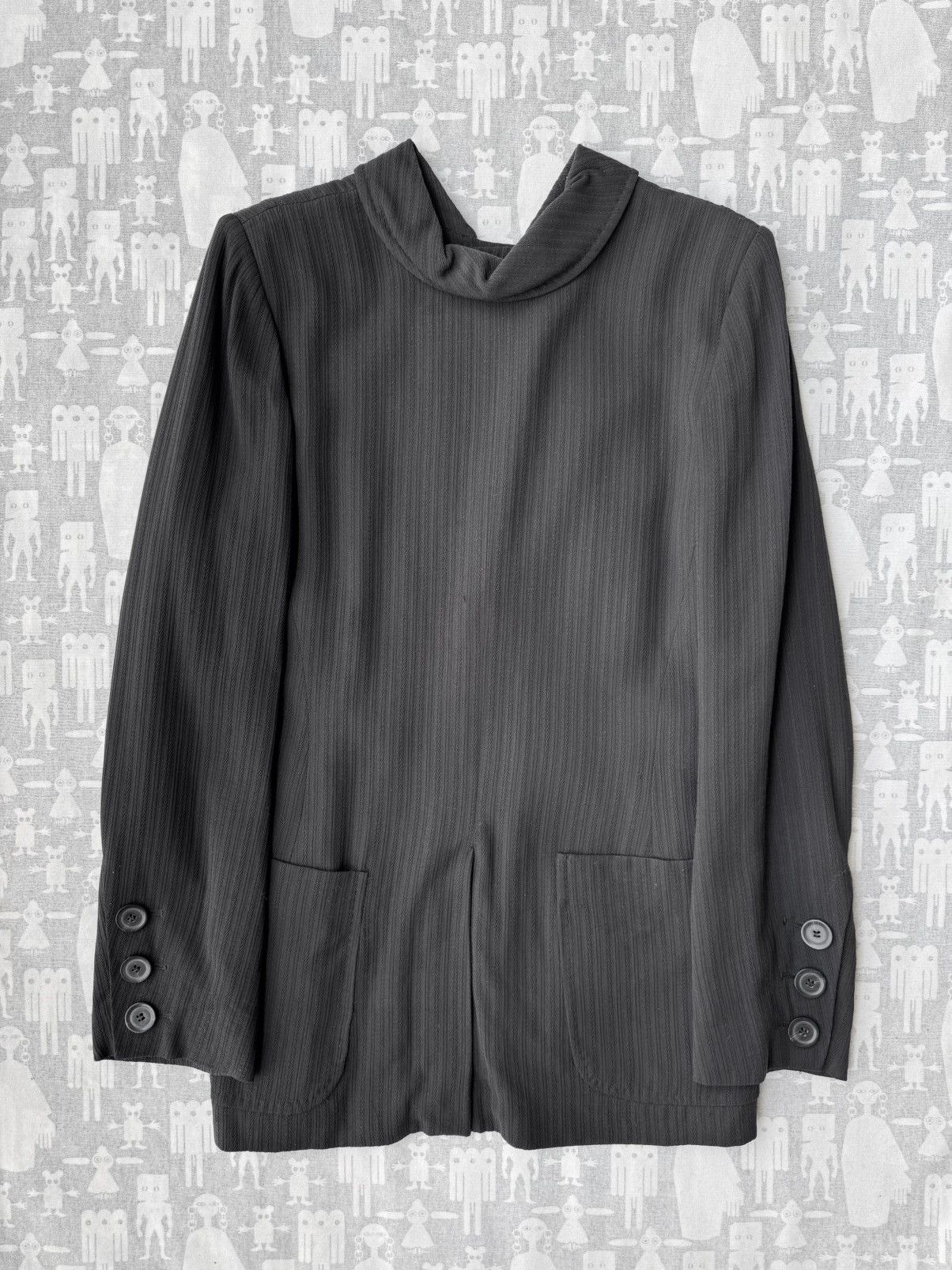 Ann Demeulemeester Ann Demeulemeester AW95 Inverted Jacket Size XS / US 0-2 / IT 36-38 - 5 Thumbnail