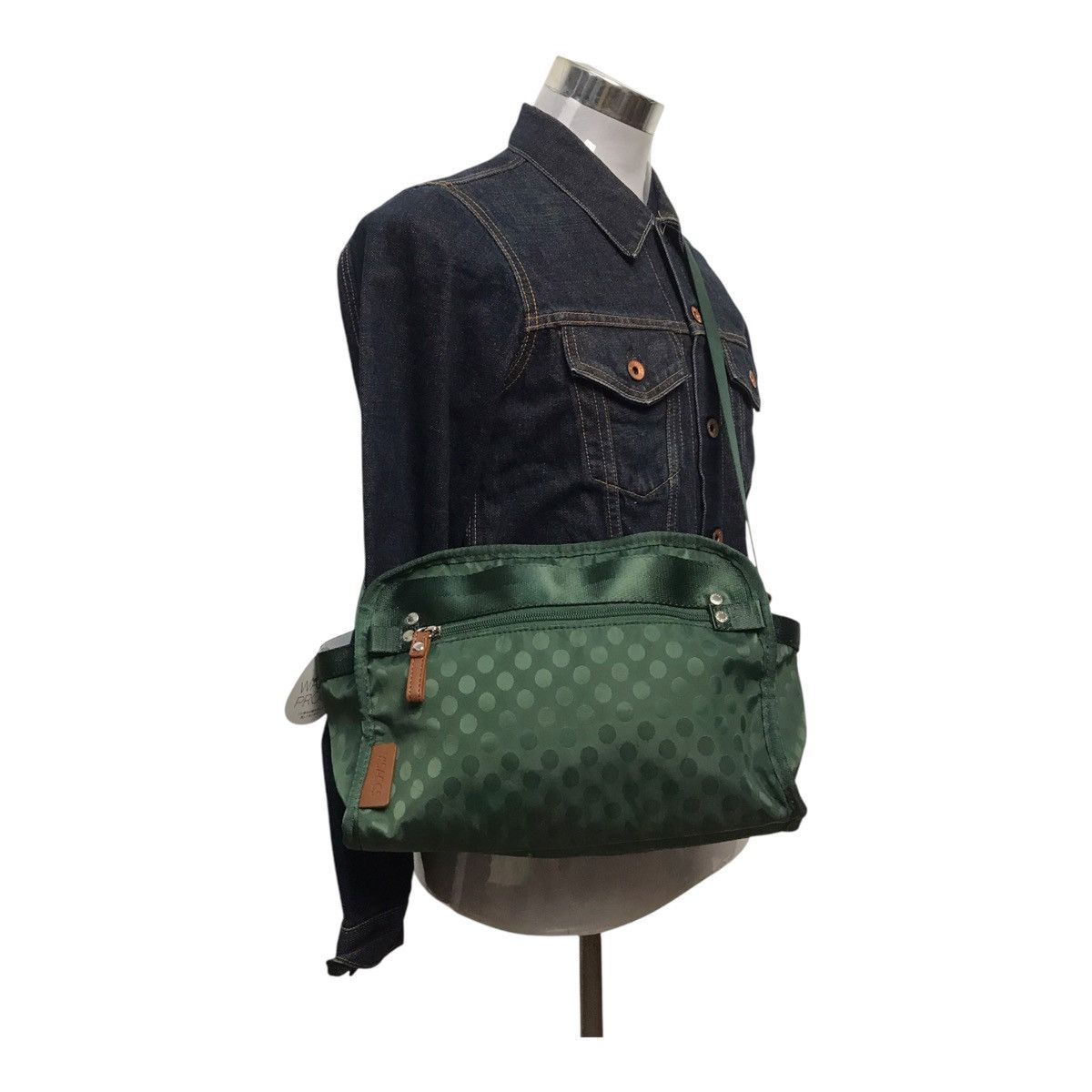 Japanese Brand × Y's × Yohji Yamamoto Yohji Yamamoto Dark Green Sling Bag Size ONE SIZE - 1 Thumbnail