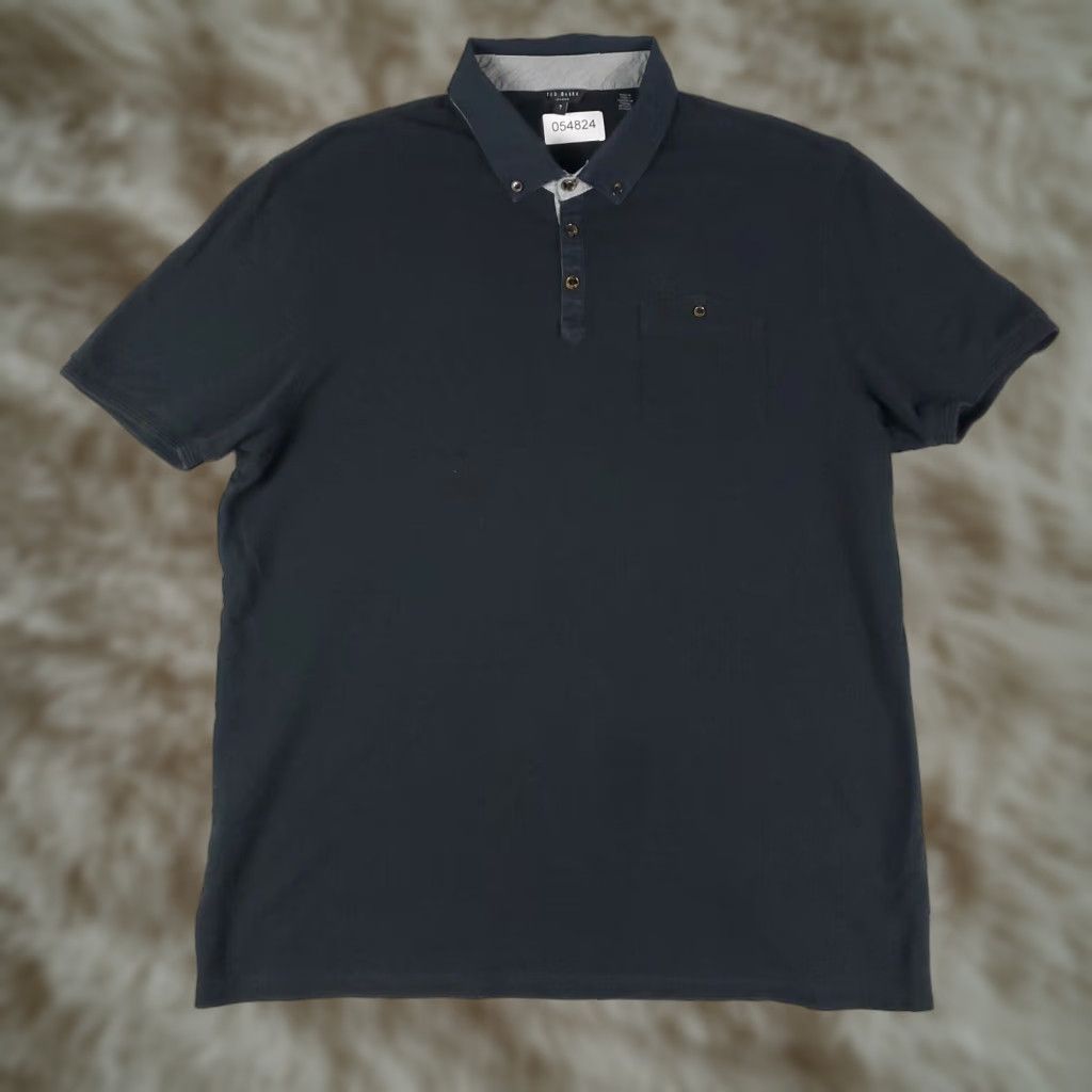 Ted Baker Ted Baker Polo Shirt Mens Size 7 Black Short Sleeve Casual Activewear Size US M / EU 48-50 / 2 - 1 Thumbnail