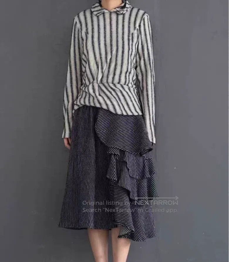 Comme des Garcons Comme des Garcons one-size-fits-all Striped Woolen Sweater Size XS / US 0-2 / IT 36-38 - 2 Thumbnail