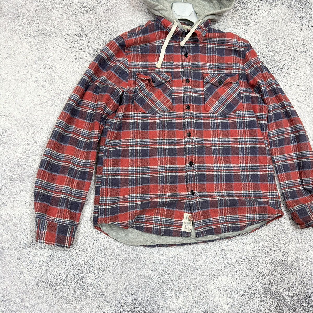 Denim & Supply Ralph Lauren × Designer × Ralph Lauren RL Denim & Supply Mens Hooded Cotton Overshirt XL size Size US XL / EU 56 / 4 - 2 Thumbnail