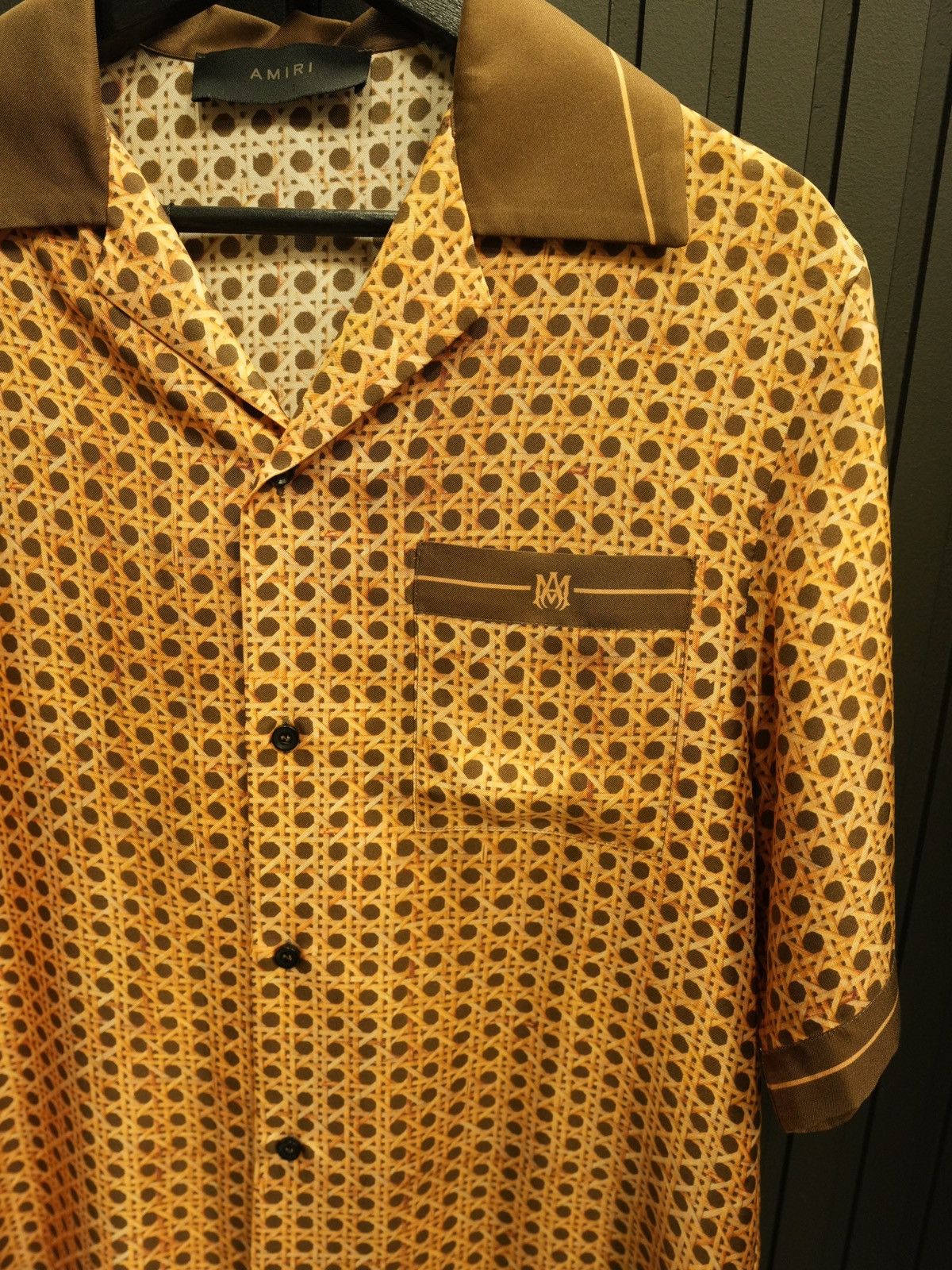 Amiri Amiri Weave Pattern Silk Shirt Size US S / EU 44-46 / 1 - 3 Thumbnail
