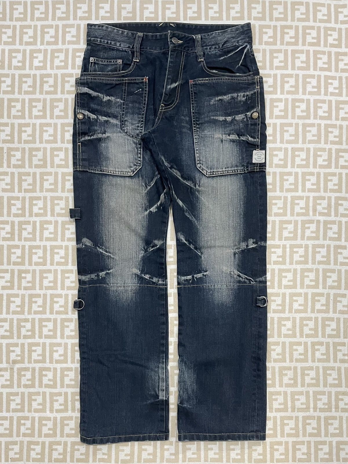 PPFM Ppfm Desert Fox Denim Buckle Back Size US 32 / EU 48 - 2 Thumbnail