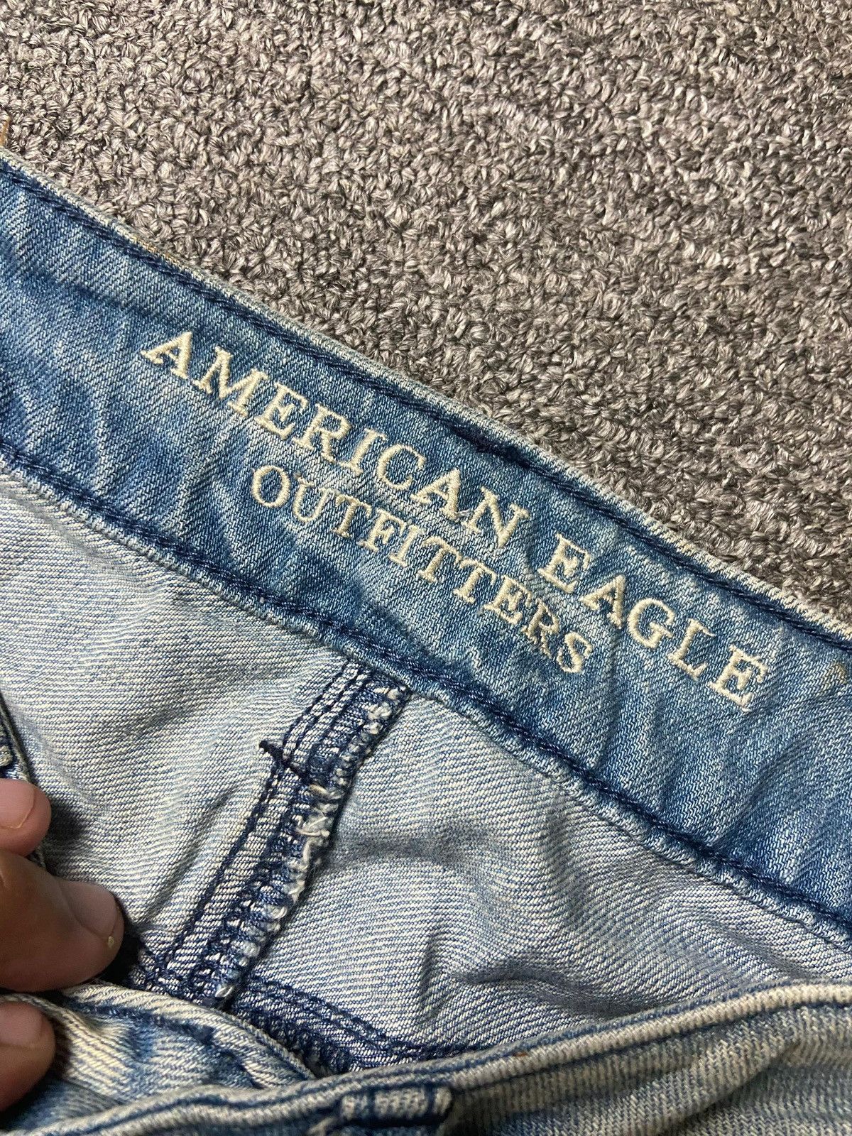 American Eagle Outfitters American Eagle Distressed Denim Ripped Jeans (152) Size US 27 - 4 Thumbnail