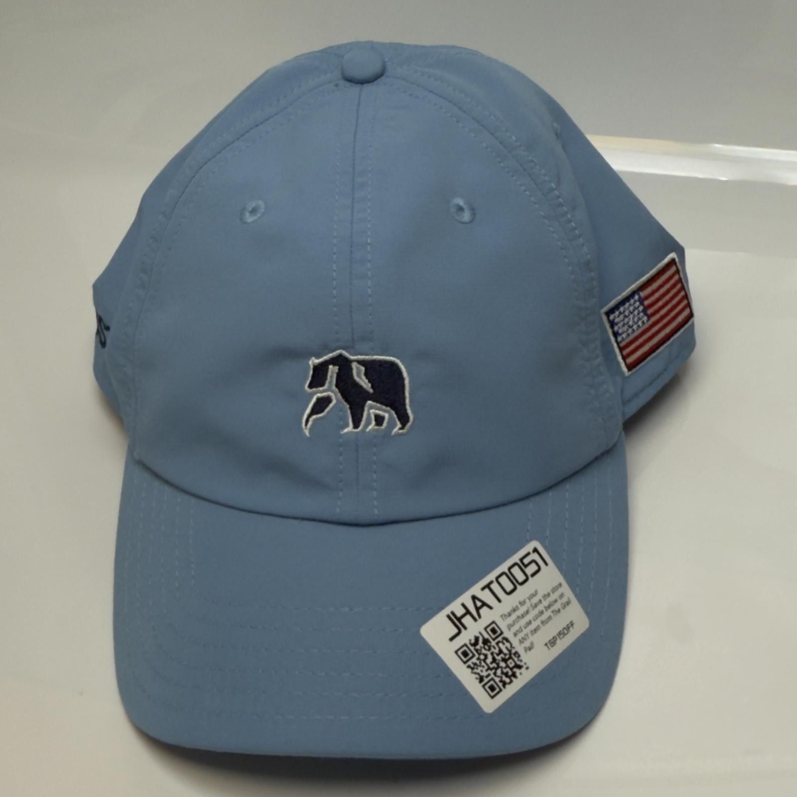 Designer Normal Brand Patriotic Performance Cap Blue USA Flag Bear Size ONE SIZE - 10 Thumbnail