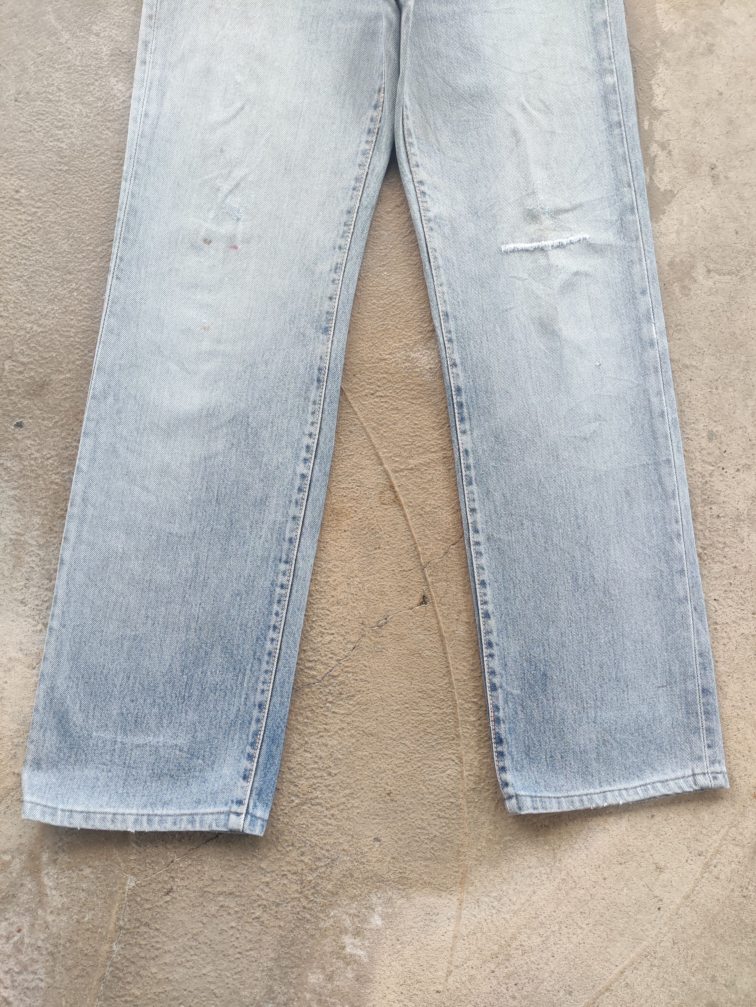 Edwin Vintage Edwin Japan Jean Distressed Faded Denim Size US 30 / EU 46 - 4 Thumbnail
