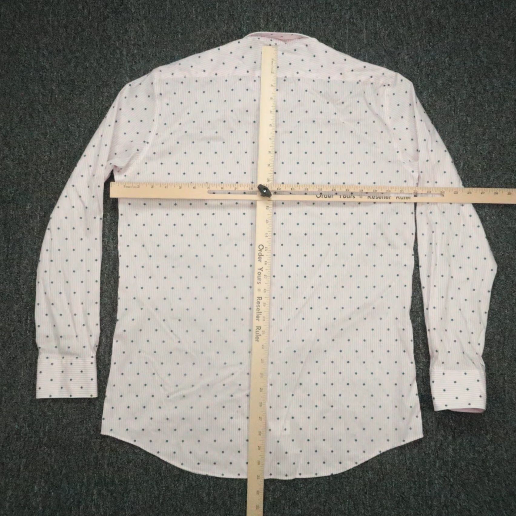 Psycho Bunny Psycho Bunny Shirt Men L White Pink Striped Floral Long Sleeve Modern Fit Size US L / EU 52-54 / 3 - 6 Thumbnail