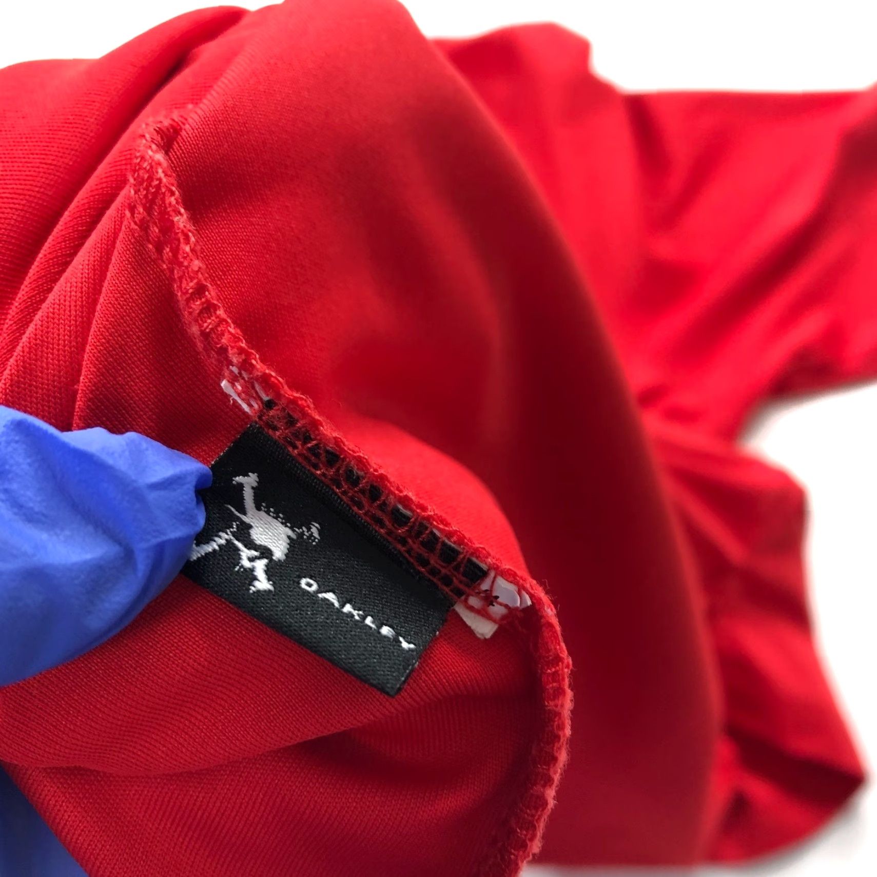 Oakley Oakley Polo Shirt Red Solid Short Sleeve Button Stretch Golf Shirt M Regular Mens Sports Size US M / EU 48-50 / 2 - 6 Thumbnail