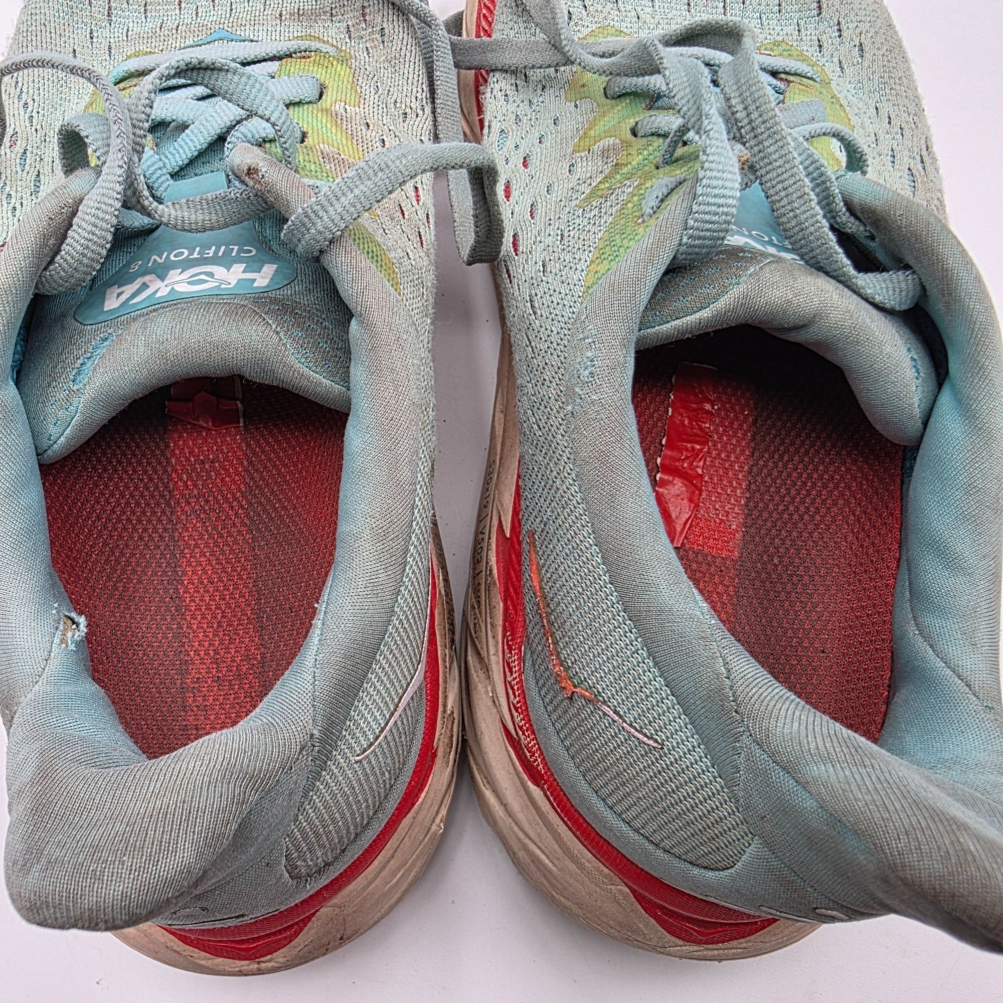 Hoka Hoka One One Clifton 8 Womens Size 5.5 B Aqua Green Athletic Size US 5.5 / IT 35.5 - 7 Thumbnail
