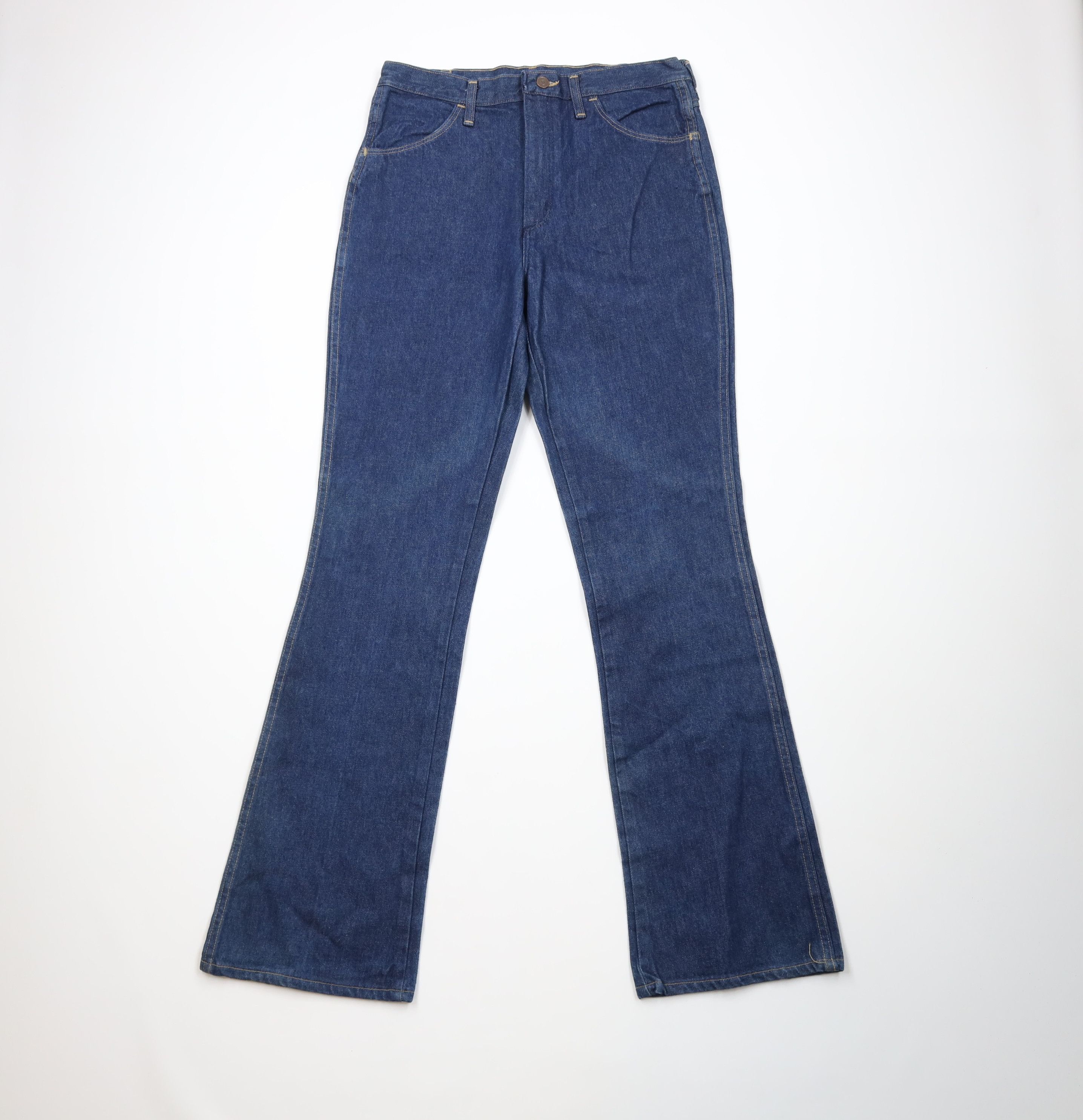 Wrangler Deadstock Vintage 70s 80s Wrangler Rustler Boot Jeans USA Size US 34 / EU 50 - 1 Thumbnail