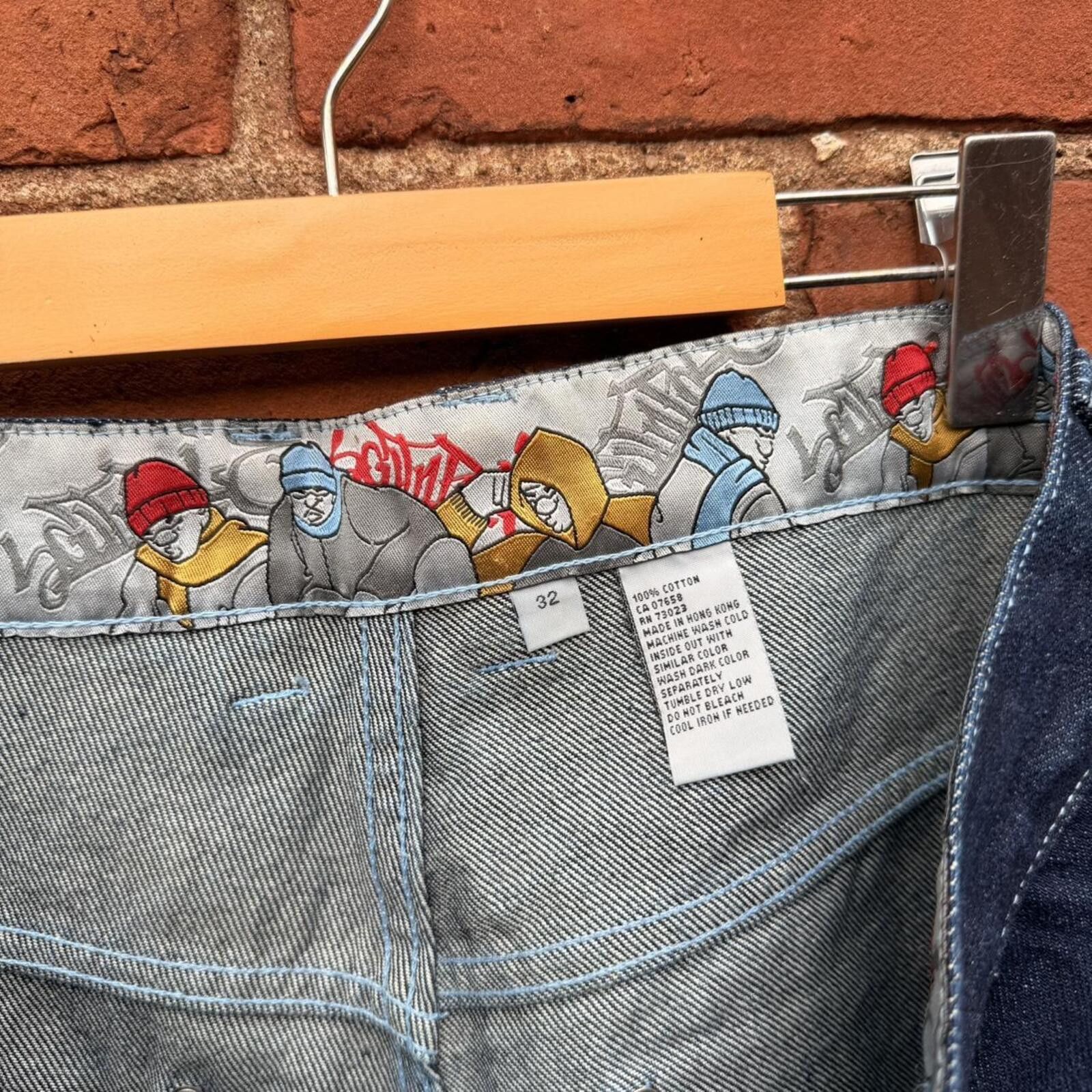 Southpole Vintage Southpole jeans embroidered 00s 32x34 south pole Size US 32 / EU 48 - 6 Thumbnail
