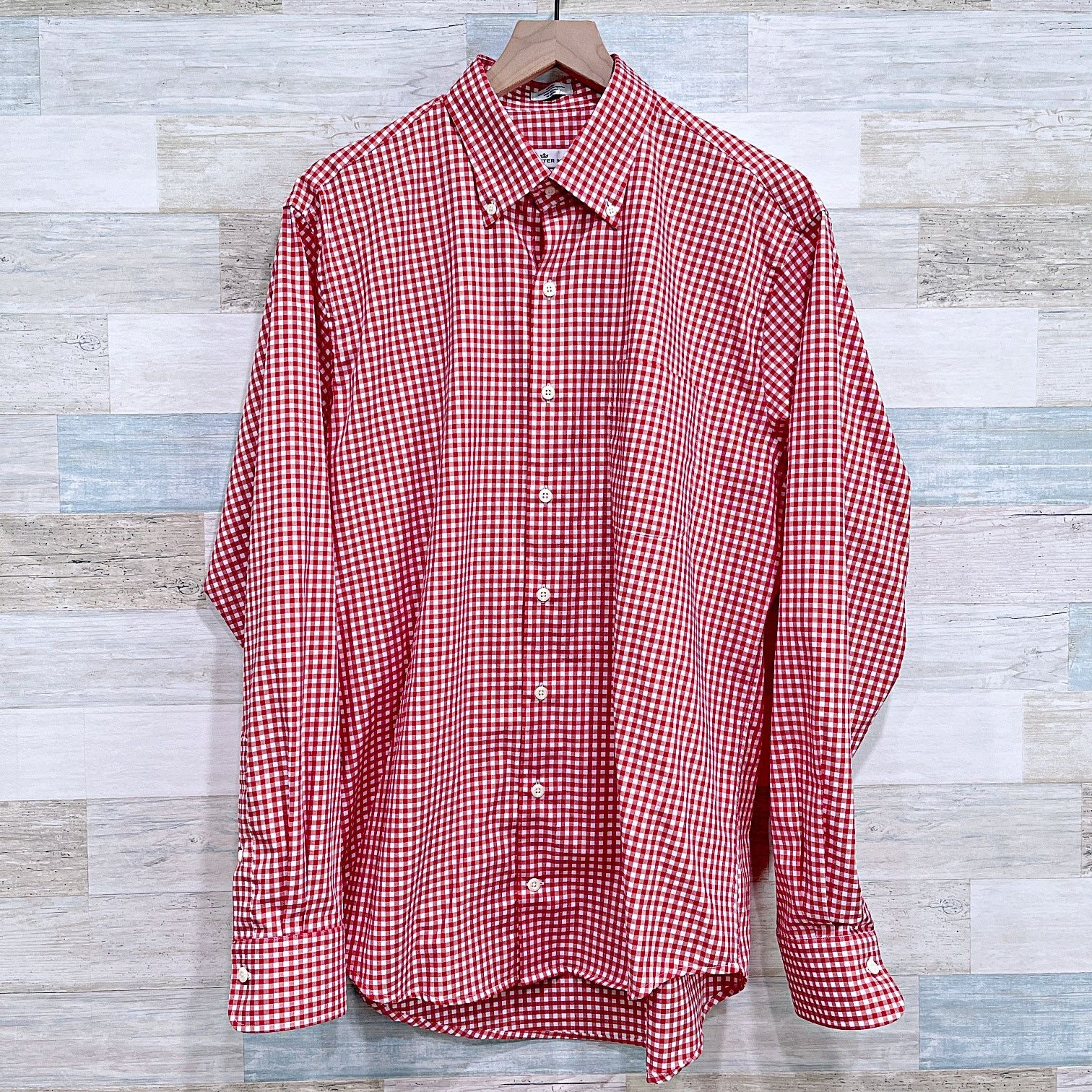 Peter Millar Peter Millar Stretch Twill Shirt Red Gingham Mens Large Size US L / EU 52-54 / 3 - 1 Thumbnail