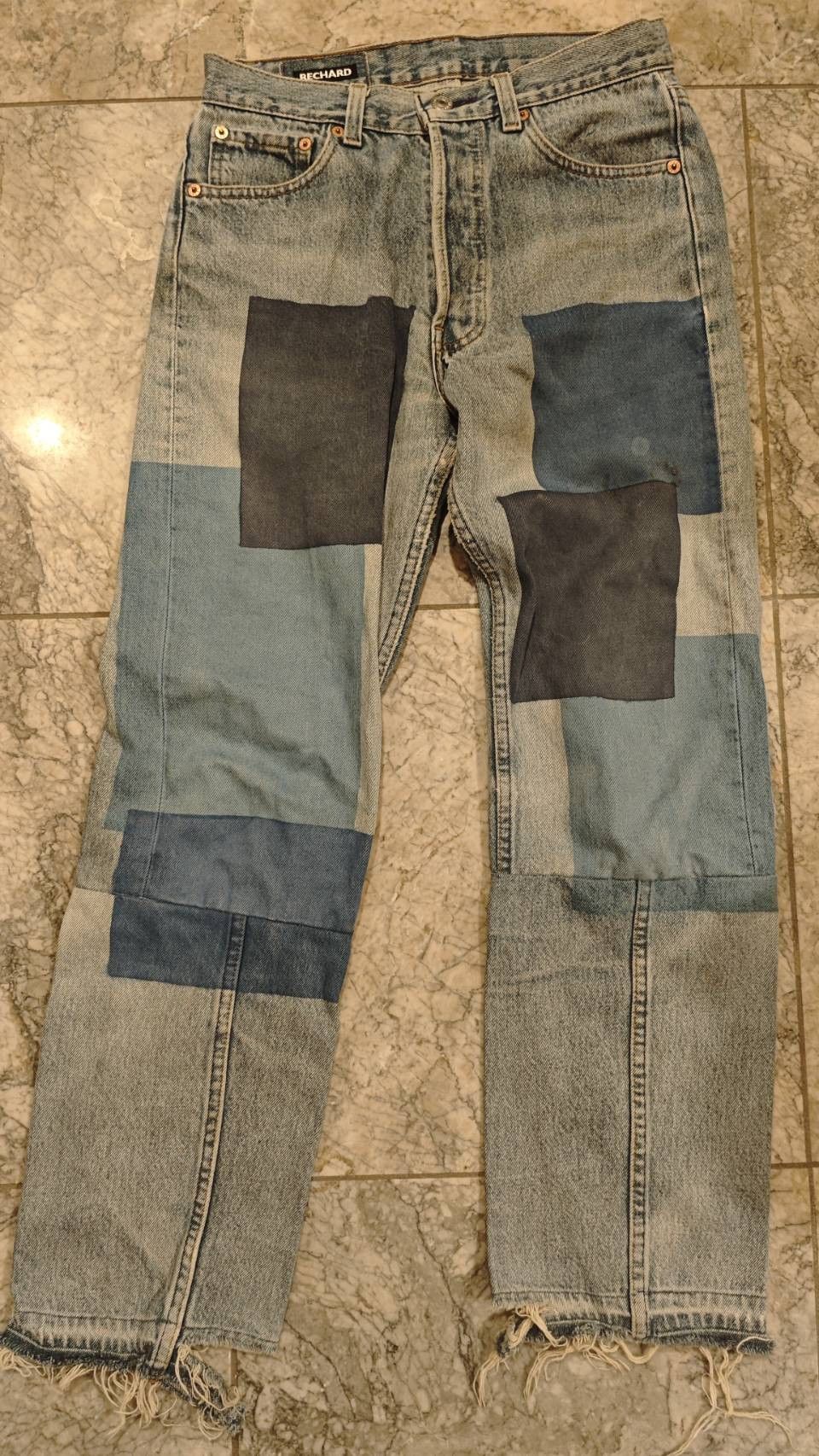 Levi's Richard x Journal Standard Reconstructed Patchwork Denim Size US 30 / EU 46 - 1 Thumbnail