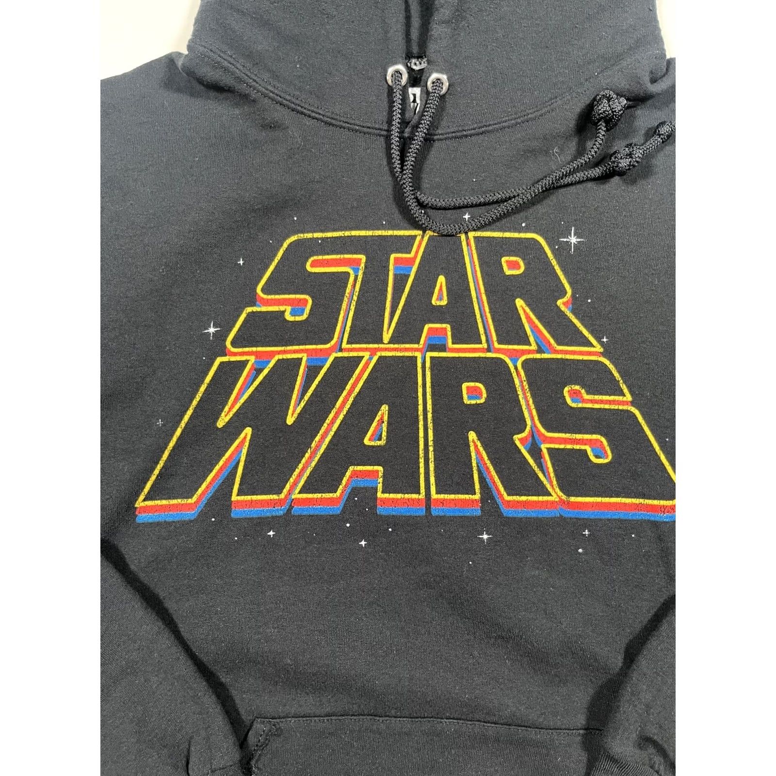 Disney Star Wars Hoodie Mens Large Black Pullover Graphic Fleece Lucasfilm Size US L / EU 52-54 / 3 - 4 Thumbnail