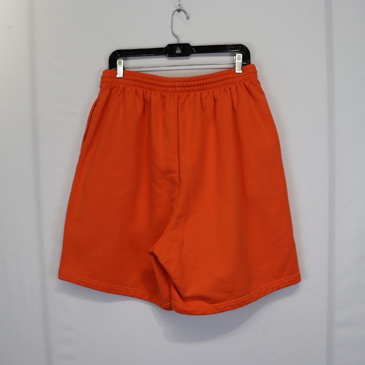 Balenciaga o1rshd1 BB Corp Sweat Short Molleton Bouclette in Orange Size US 32 / EU 48 - 4 Thumbnail