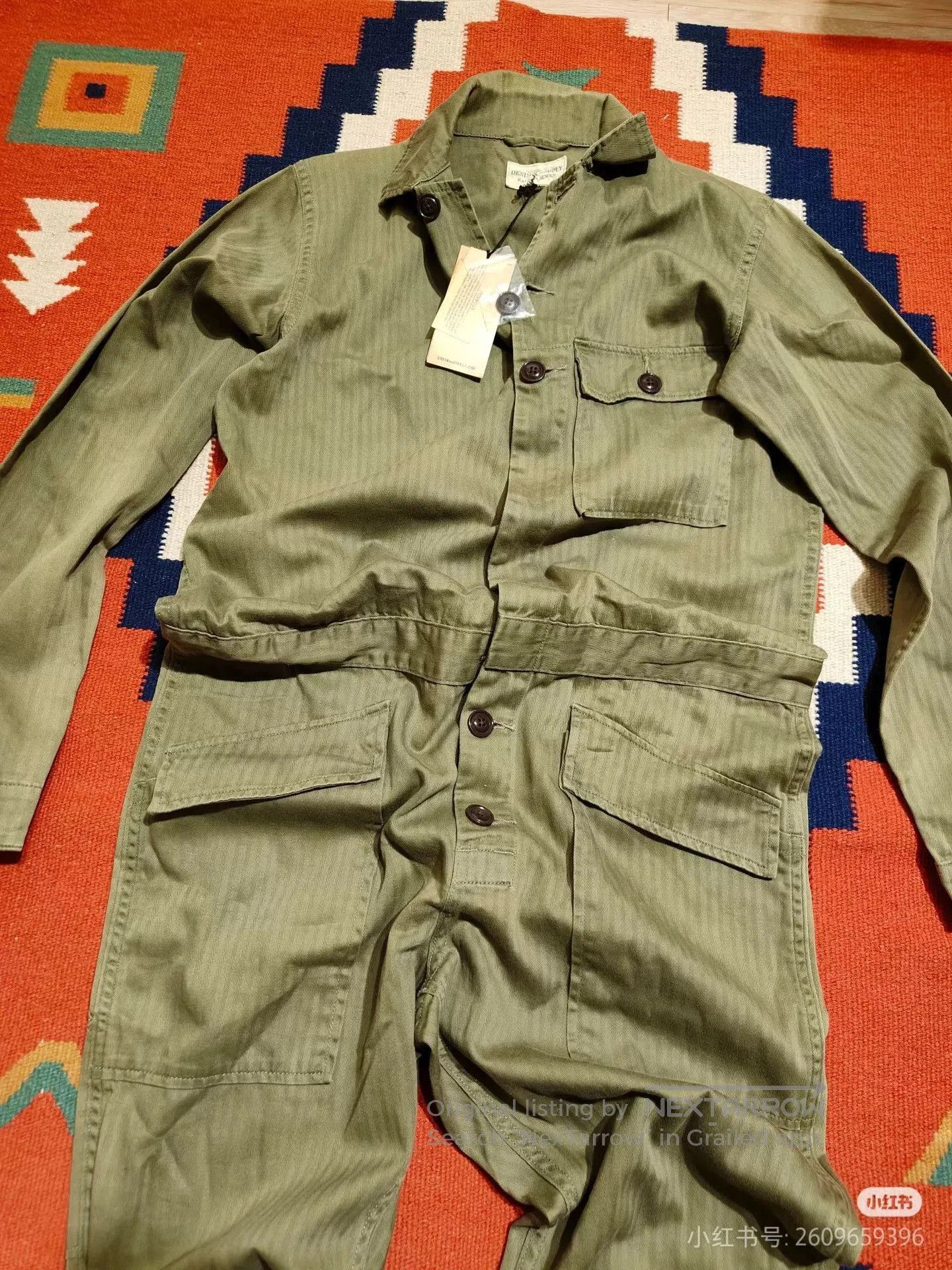 RRL Ralph Lauren Ralph Lauren Women's Jumpsuit HBT Fabric. Size 24" / US 00 / IT 34 - 9 Thumbnail