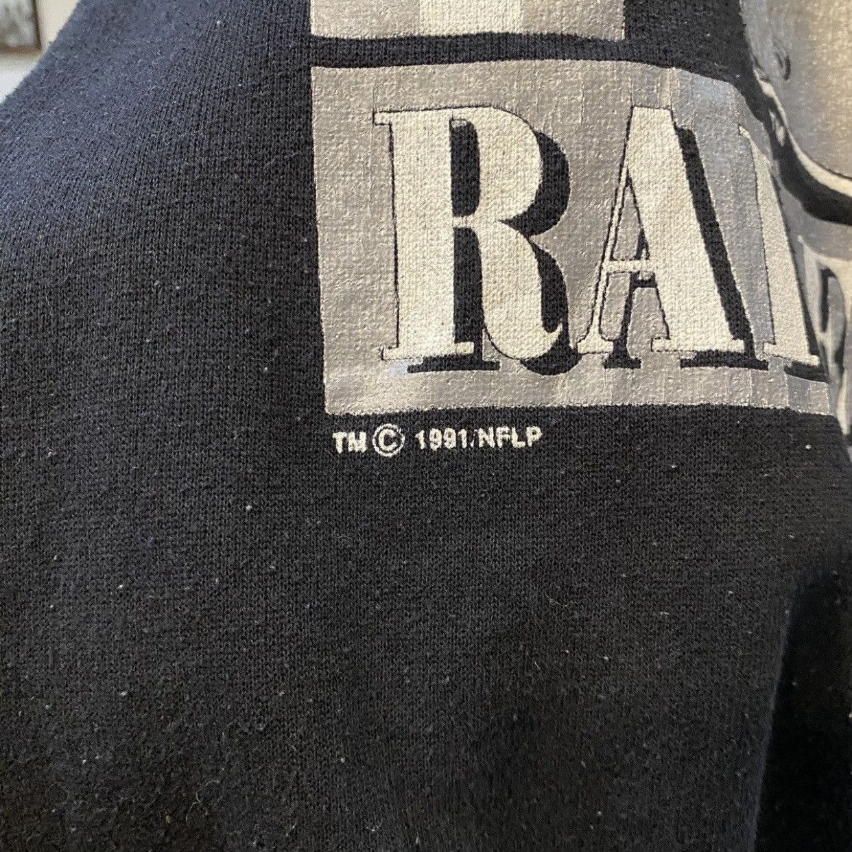 NFL Vintage 90s Oakland Raiders NFL Graphic Crewneck Sweatshirt Size US L / EU 52-54 / 3 - 6 Thumbnail